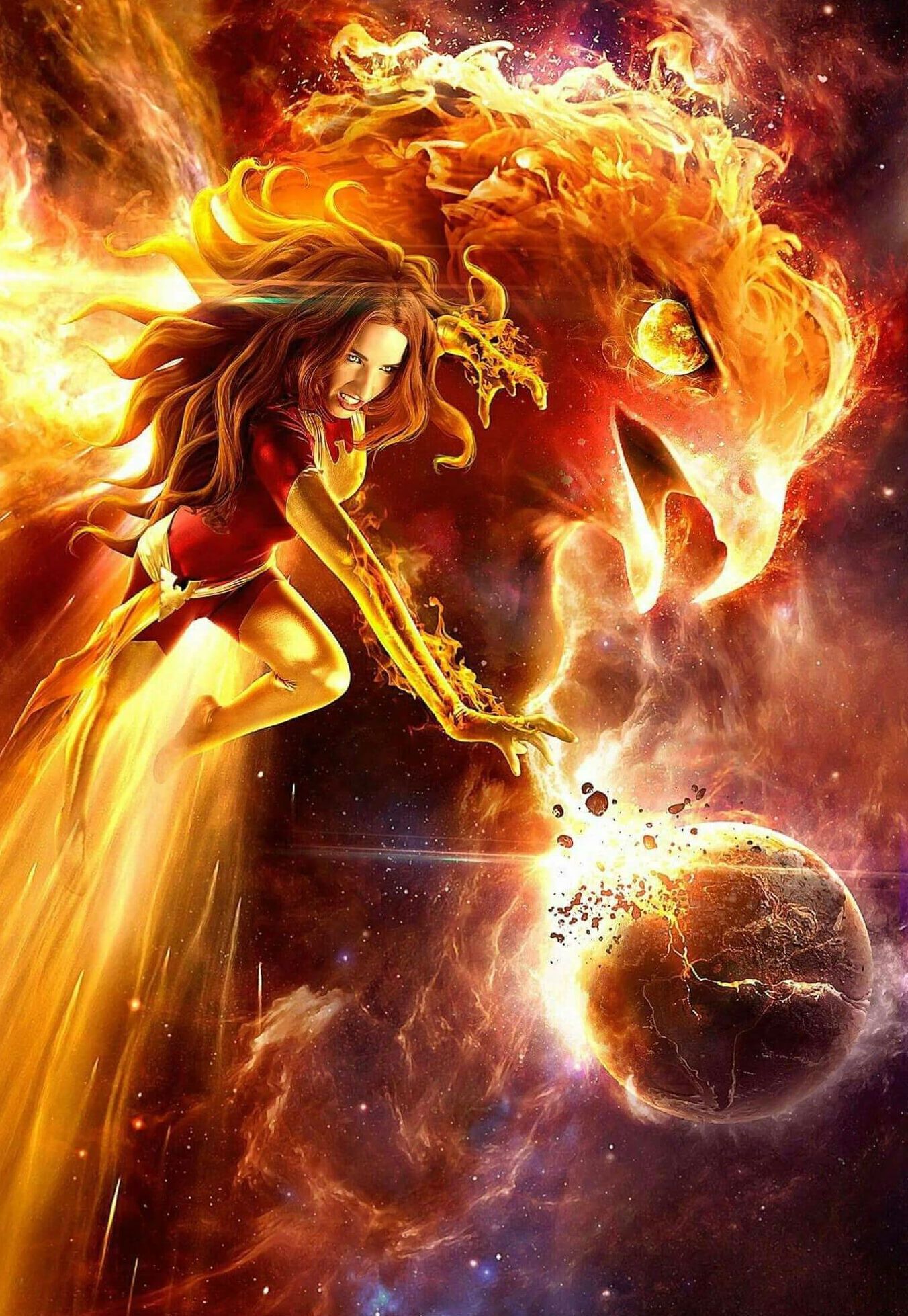 Dark Phoenix 8K Wallpapers