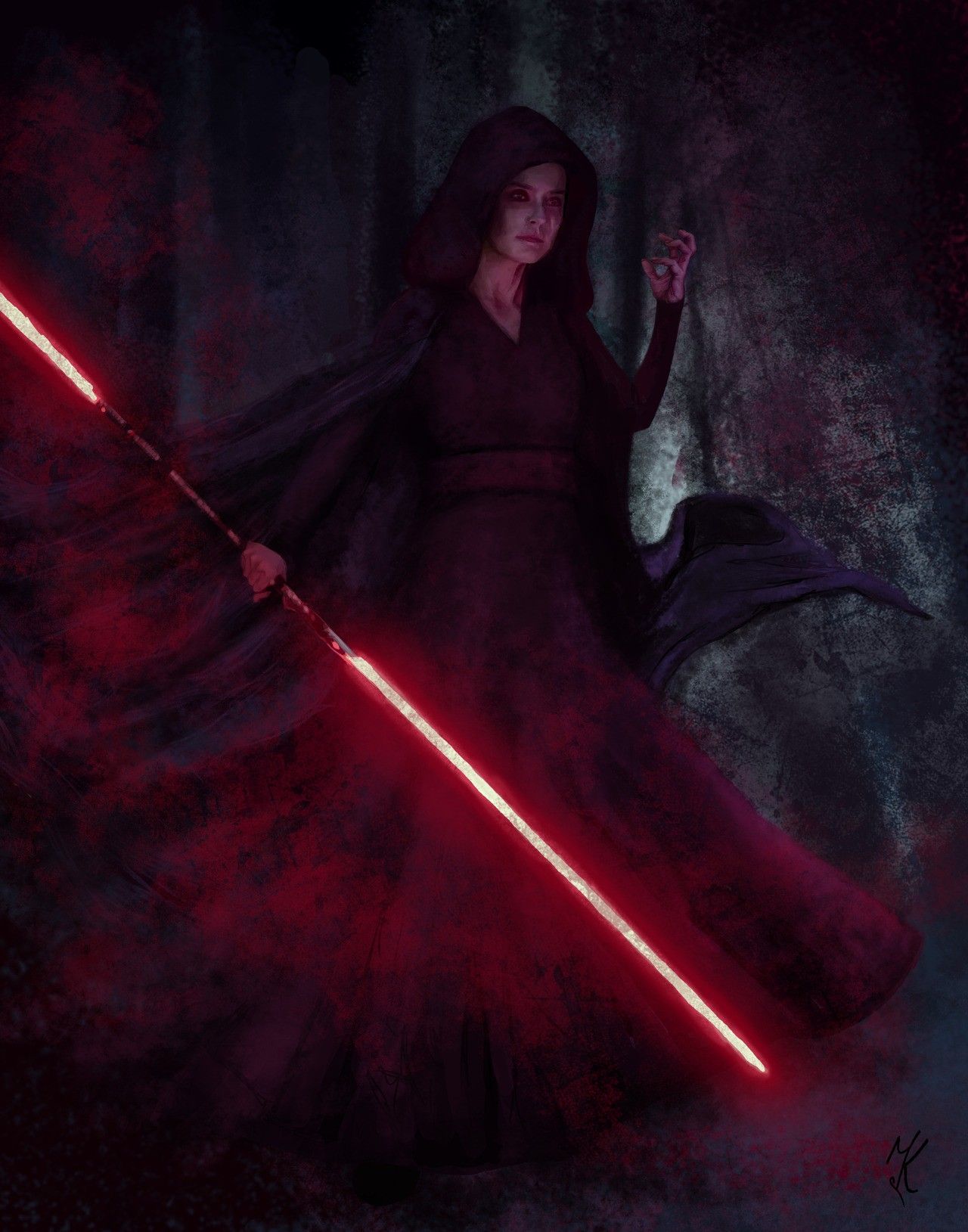 Dark Rey Star Wars Art Wallpapers