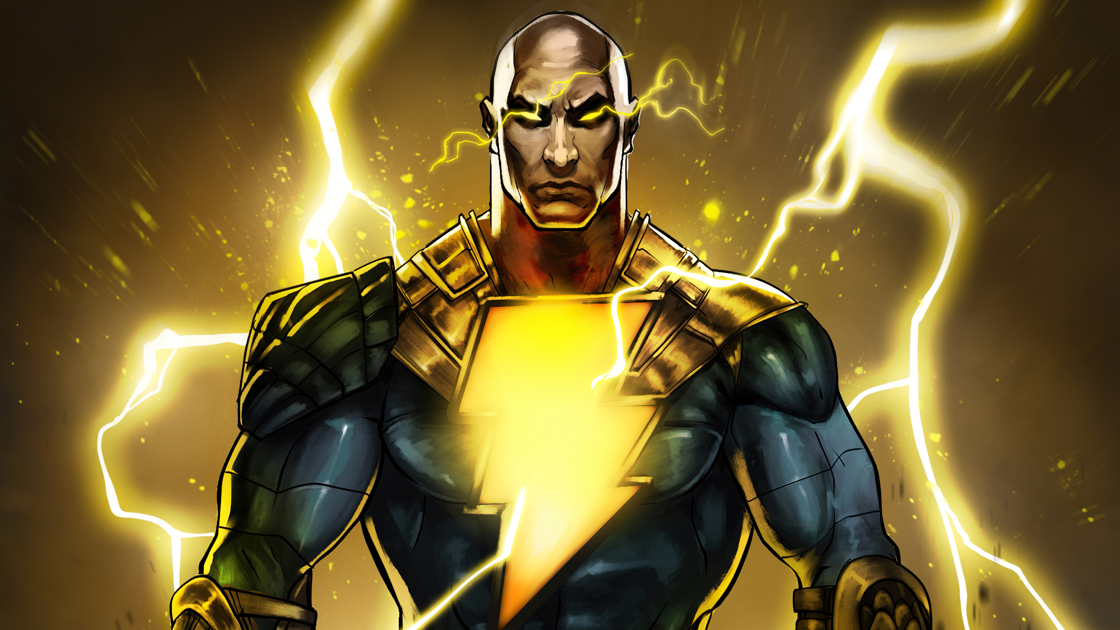 Dc Black Adam 2021 Art Wallpapers