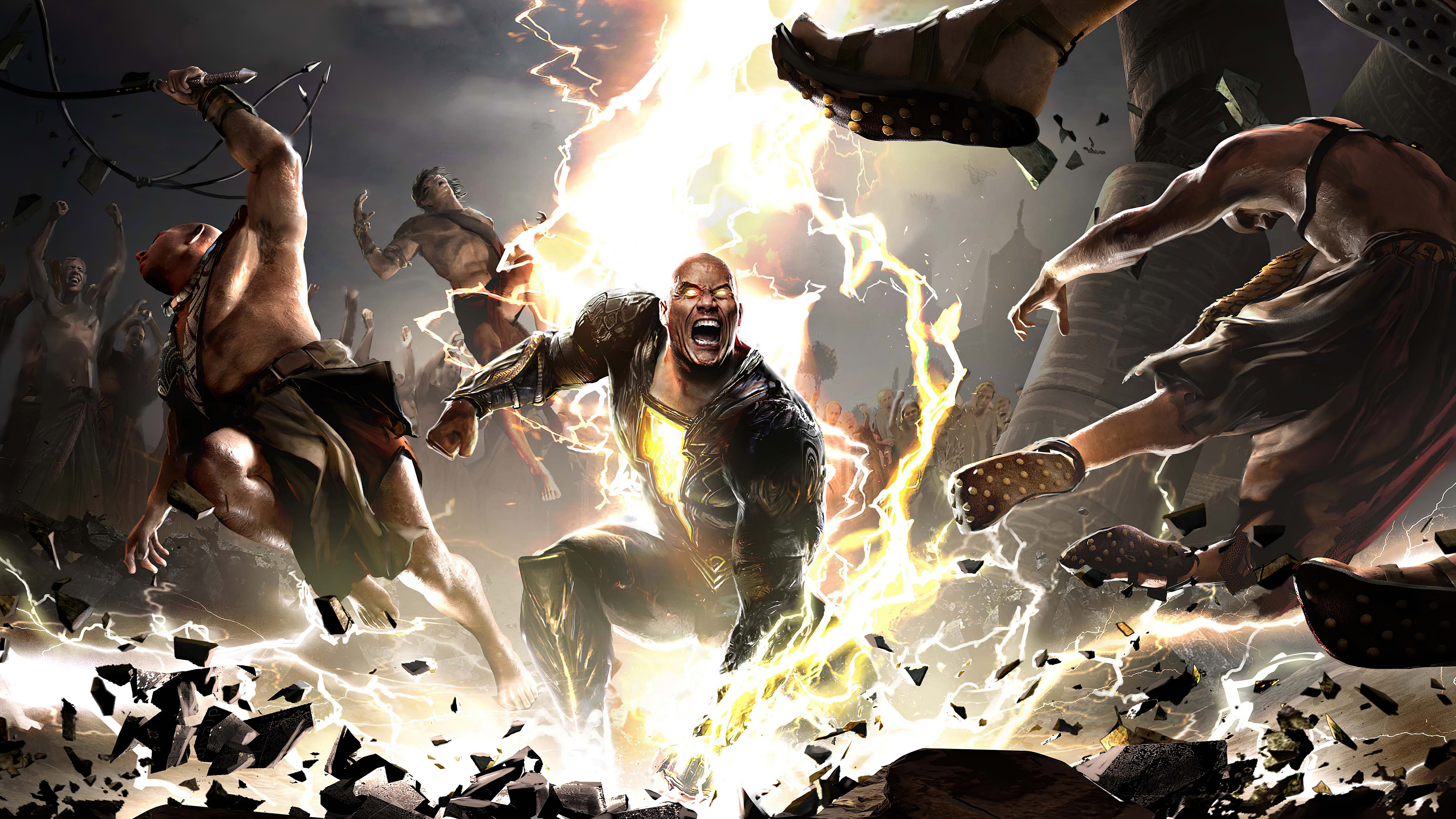 Dc Dwayne Johnson As Black Adam Wallpapers