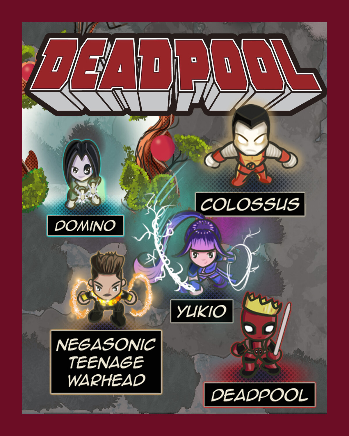 Deadpool Colossus Teenage Warhead Artwork Wallpapers