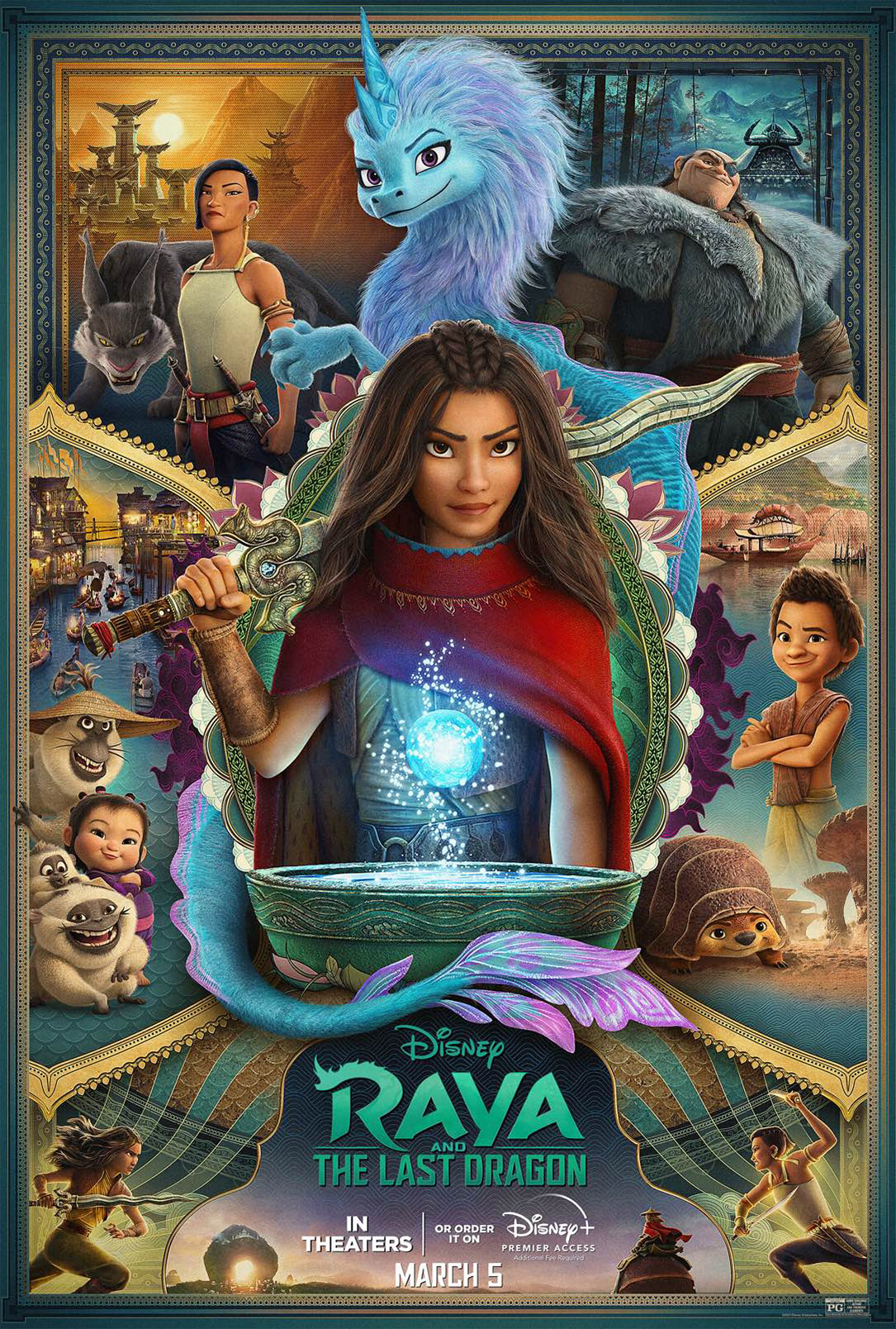 Disney Raya And The Last Dragon Poster Wallpapers