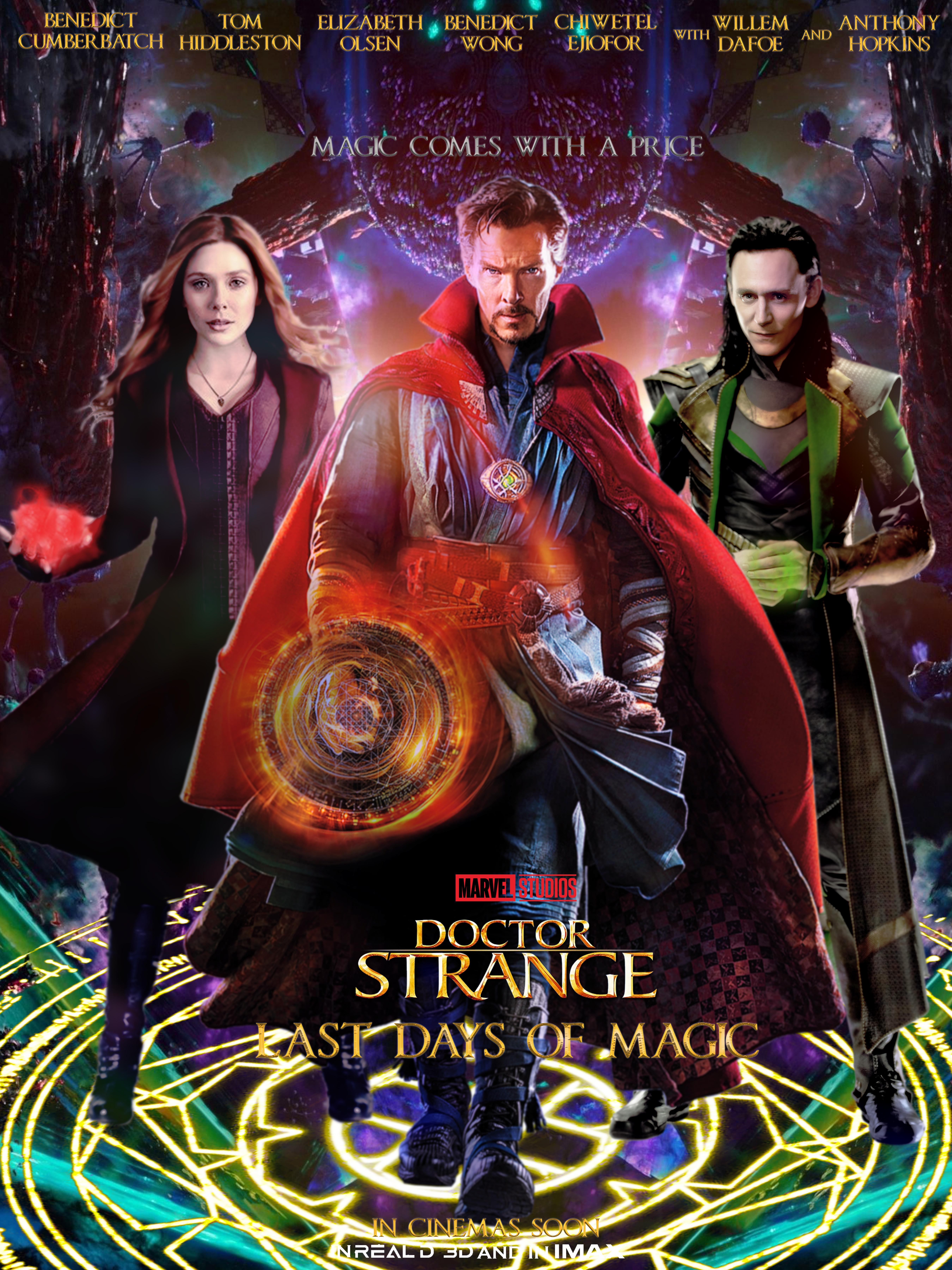 Doctor Strange And Scarlet Witch Madness Of Multiverse Art Wallpapers