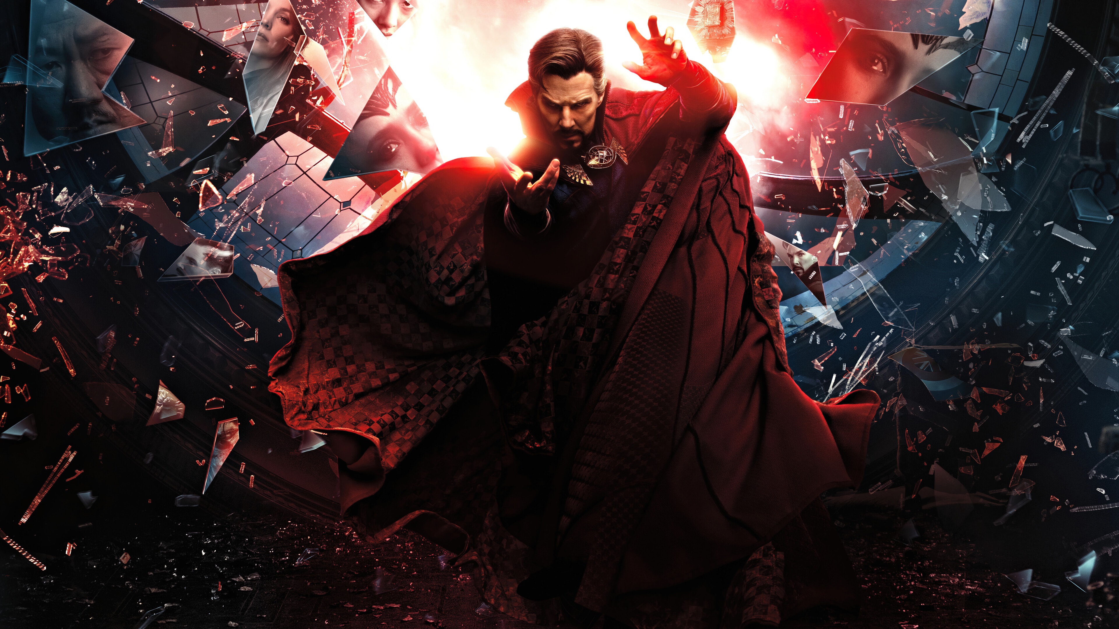 Doctor Strange And Scarlet Witch Madness Of Multiverse Art Wallpapers