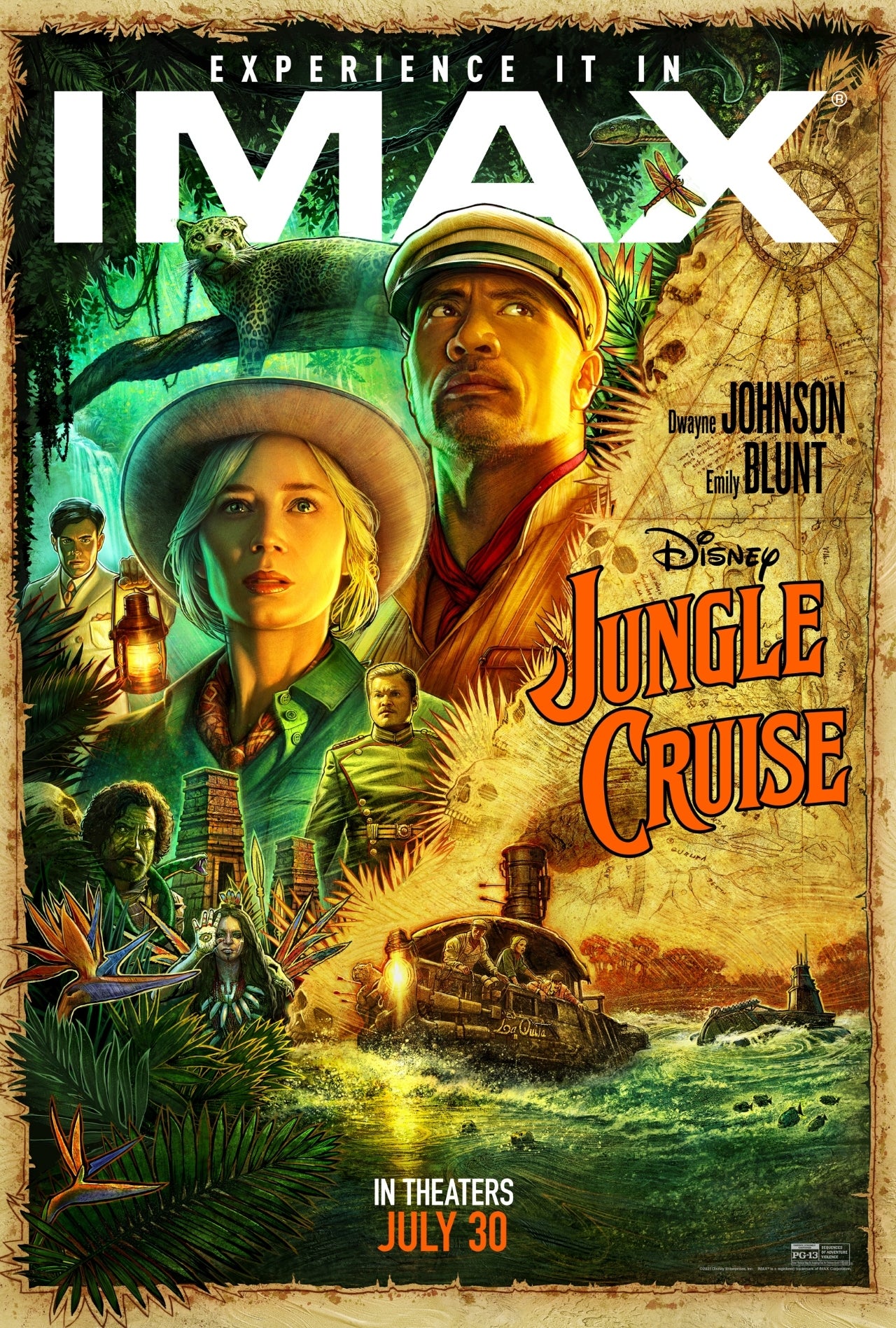 Dwayne Johnson In Jungle Cruise Movie Wallpapers