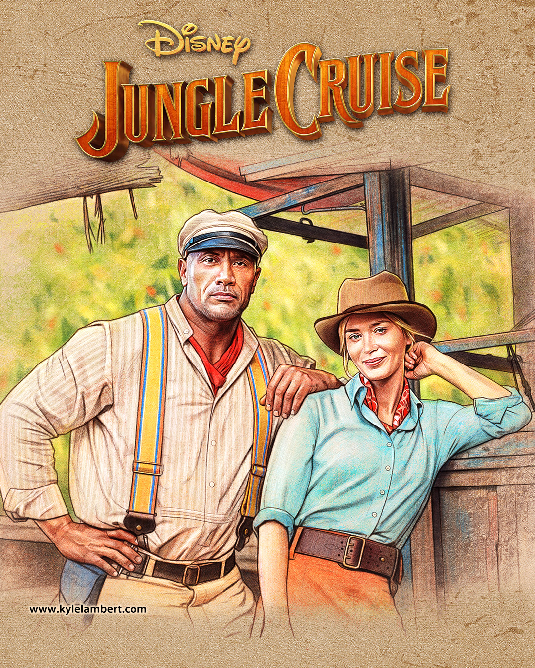 Dwayne Johnson In Jungle Cruise Movie Wallpapers