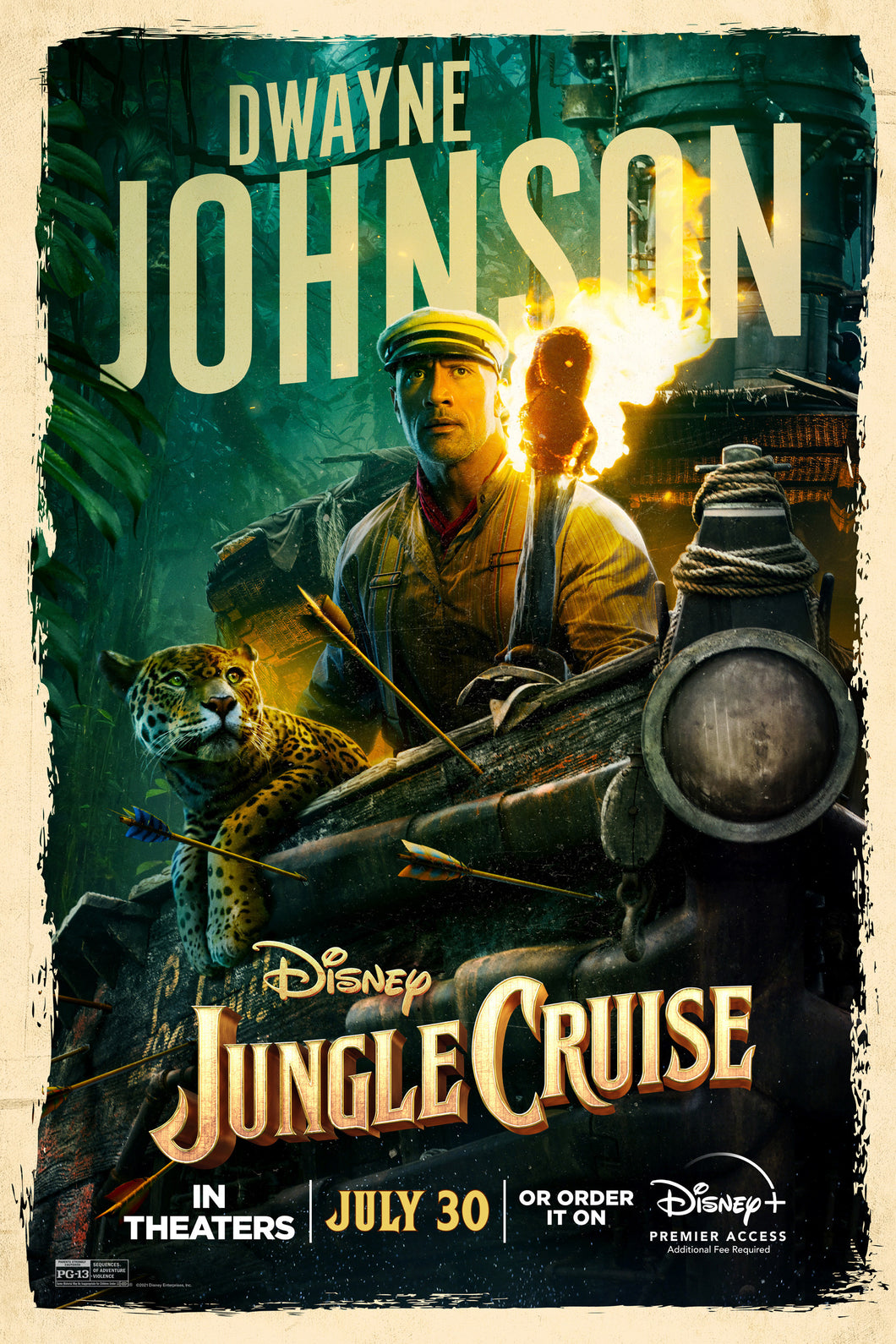 Dwayne Johnson In Jungle Cruise Movie Wallpapers