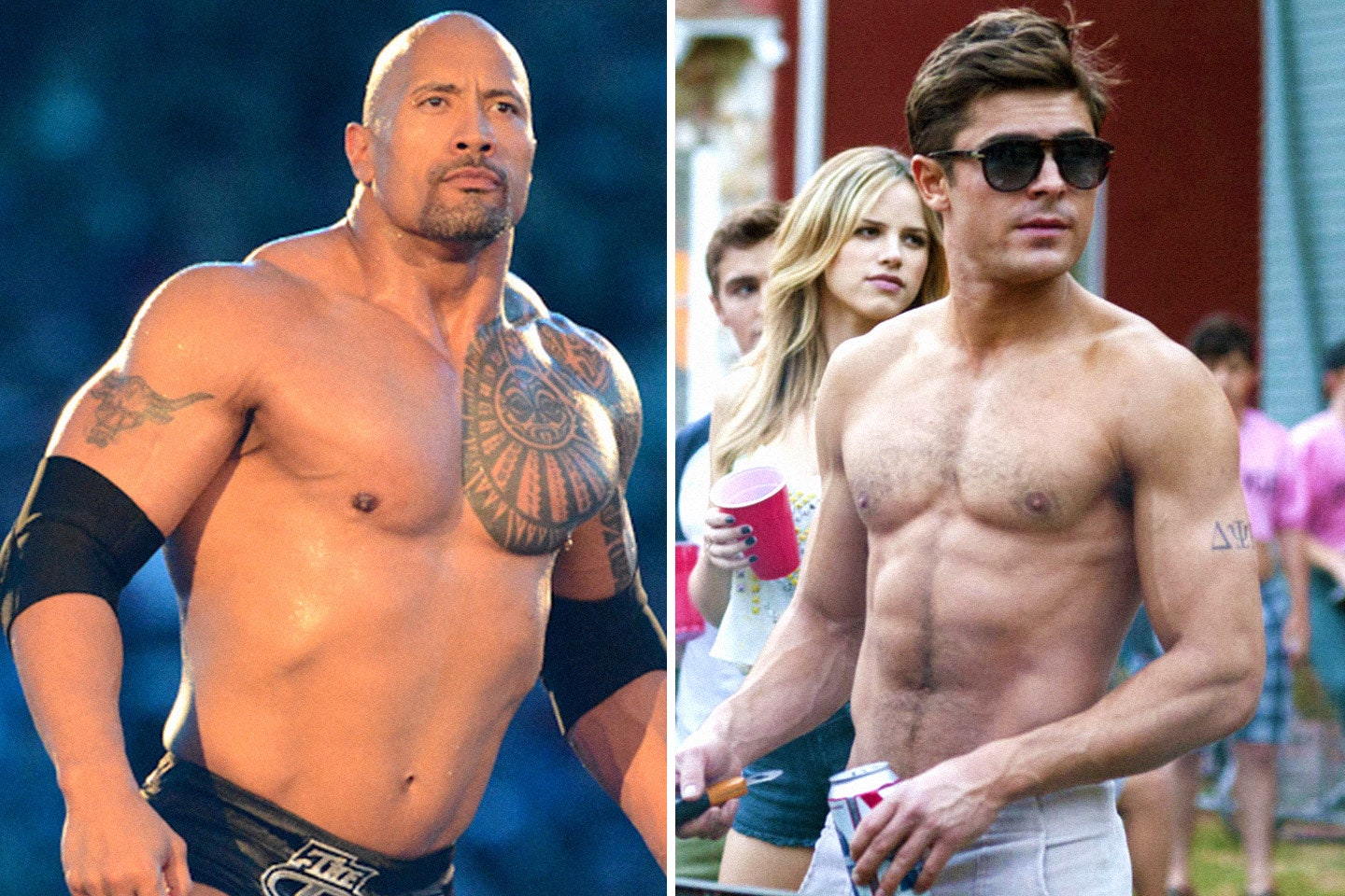 Dwayne 'The Rock' Johnson And Zac Efron In Baywatch Movie Wallpapers