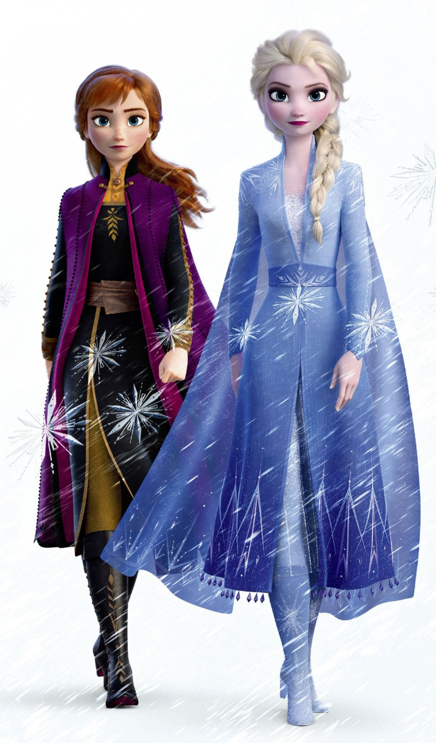 Elsa And Anna In Frozen 2 Movie Wallpapers