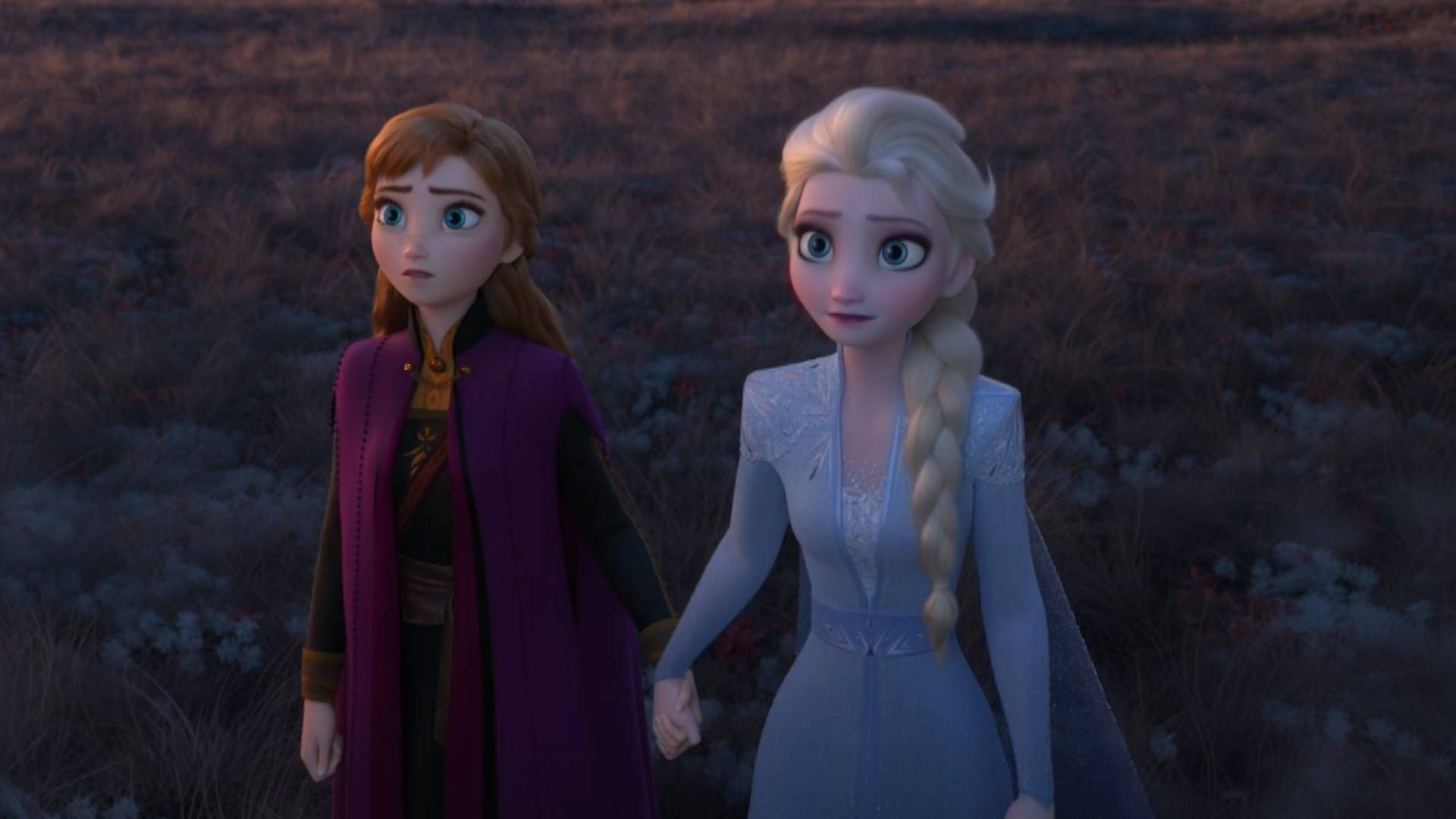 Elsa And Anna In Frozen 2 Movie Wallpapers