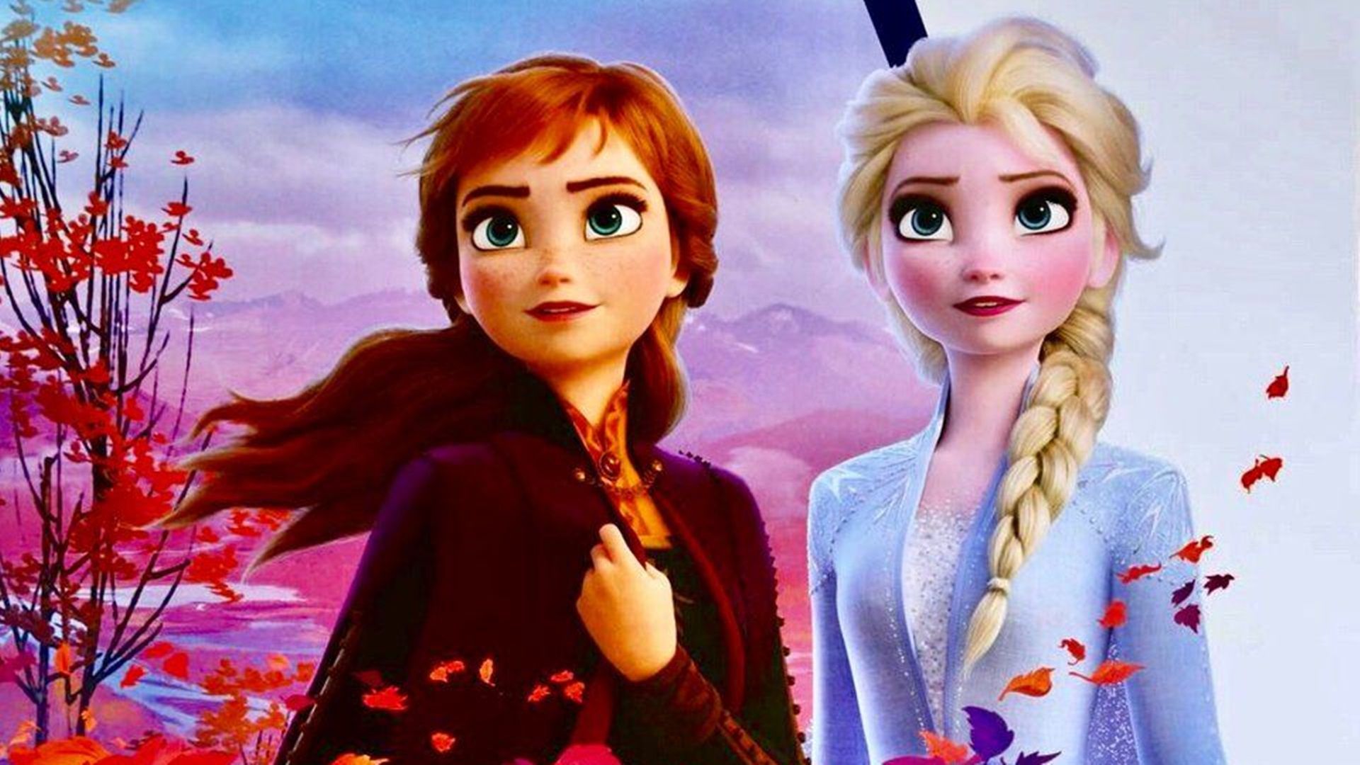 Elsa And Anna In Frozen 2 Movie Wallpapers