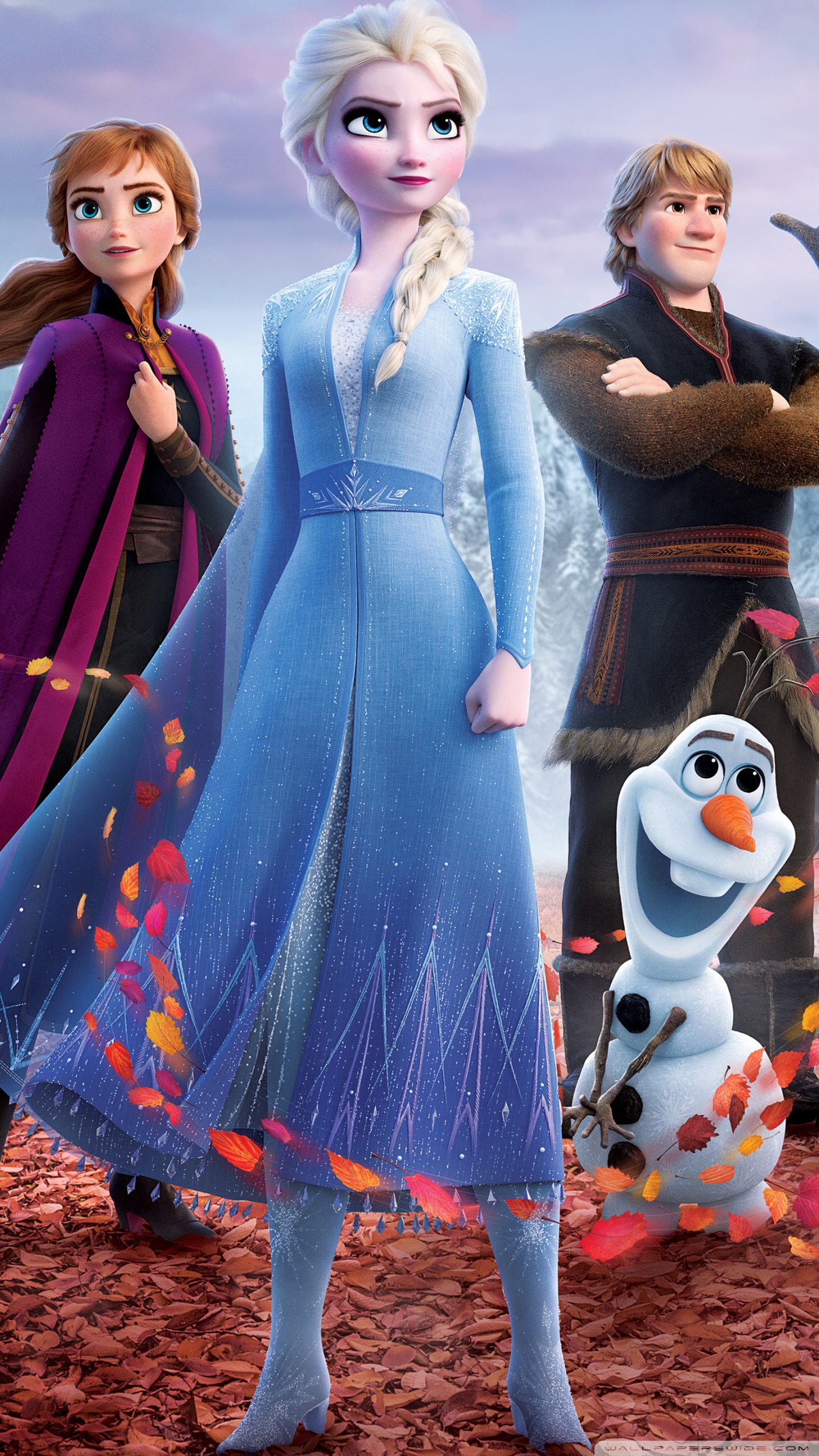 Elsa And Anna In Frozen 2 Movie Wallpapers