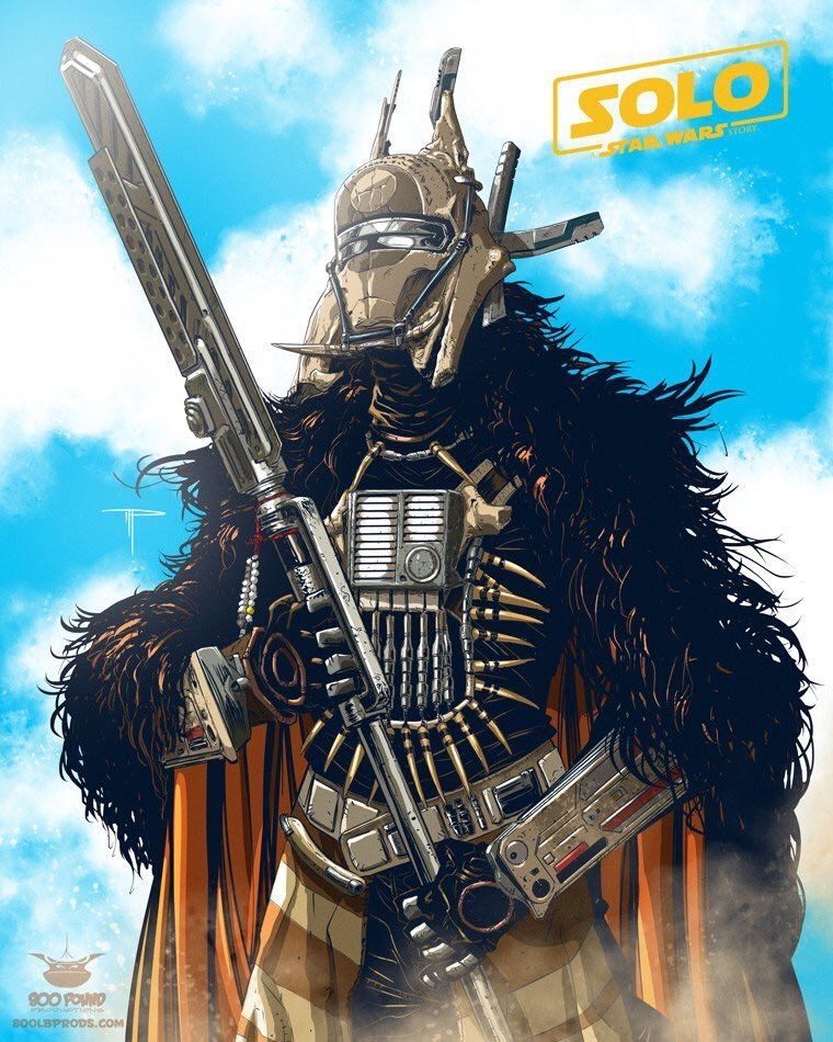 Enfys Nest Poster From Han Solo A Star Wars Story Movie Wallpapers