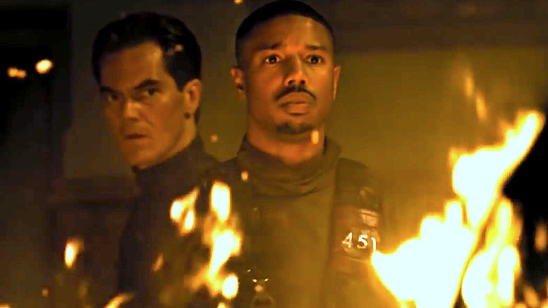 Fahrenheit 451 Movie 2018 Michael B. Jordan And Michael Shannon Wallpapers