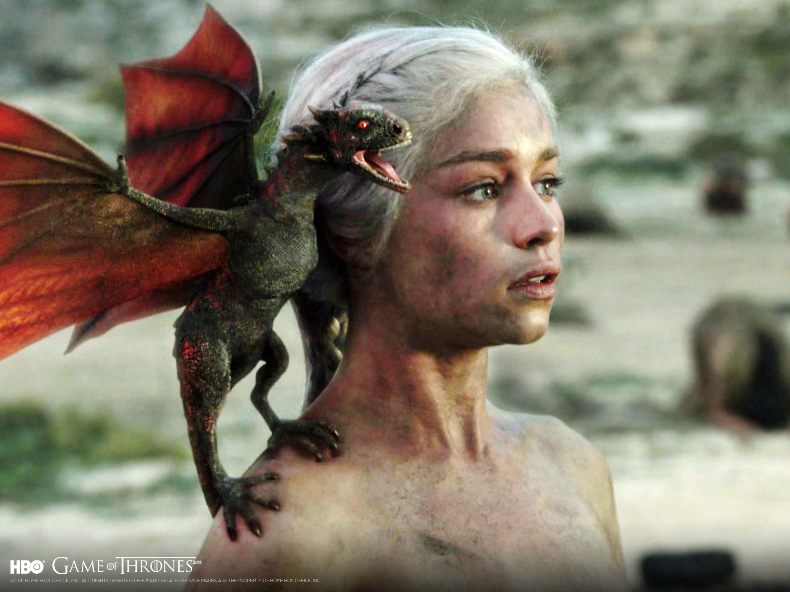 Game Of Thrones Dragon Girl Daenerys Targaryen Art Wallpapers