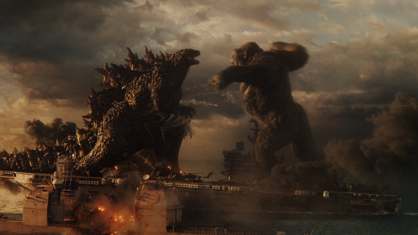 Godzilla And Kong Team Up Wallpapers