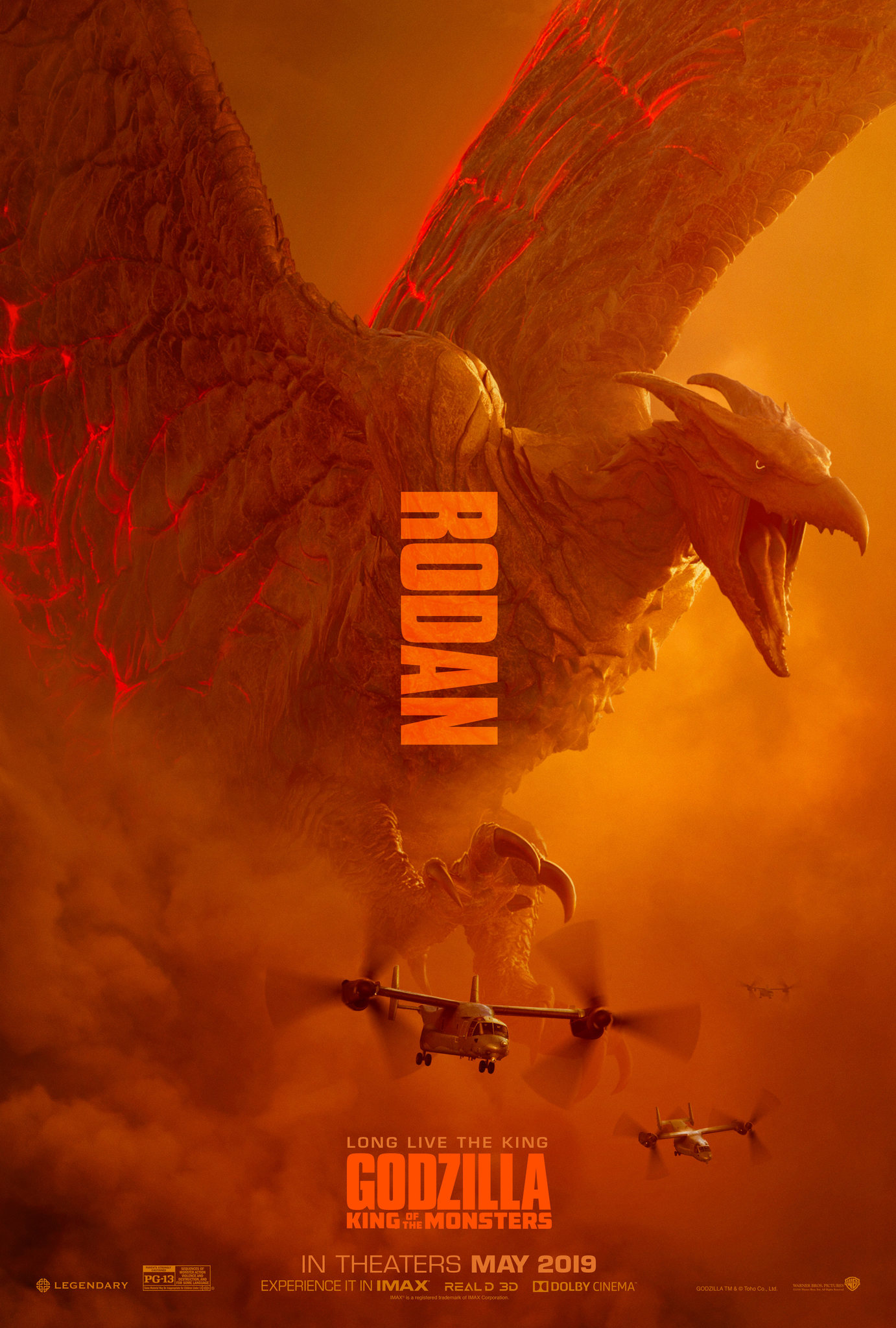 Godzilla King Of The Monsters 2019 Poster Wallpapers