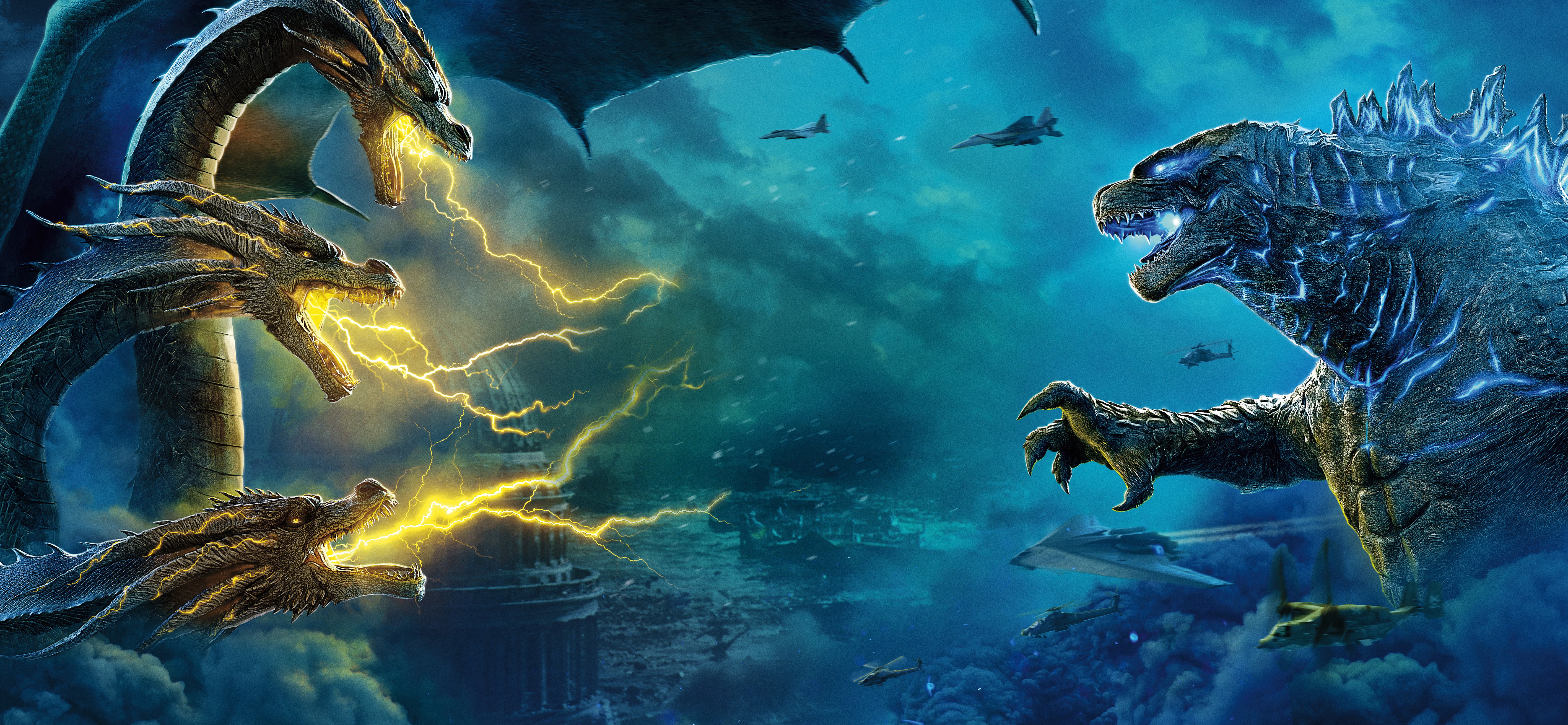 Godzilla King Of The Monsters 2019 Poster Wallpapers