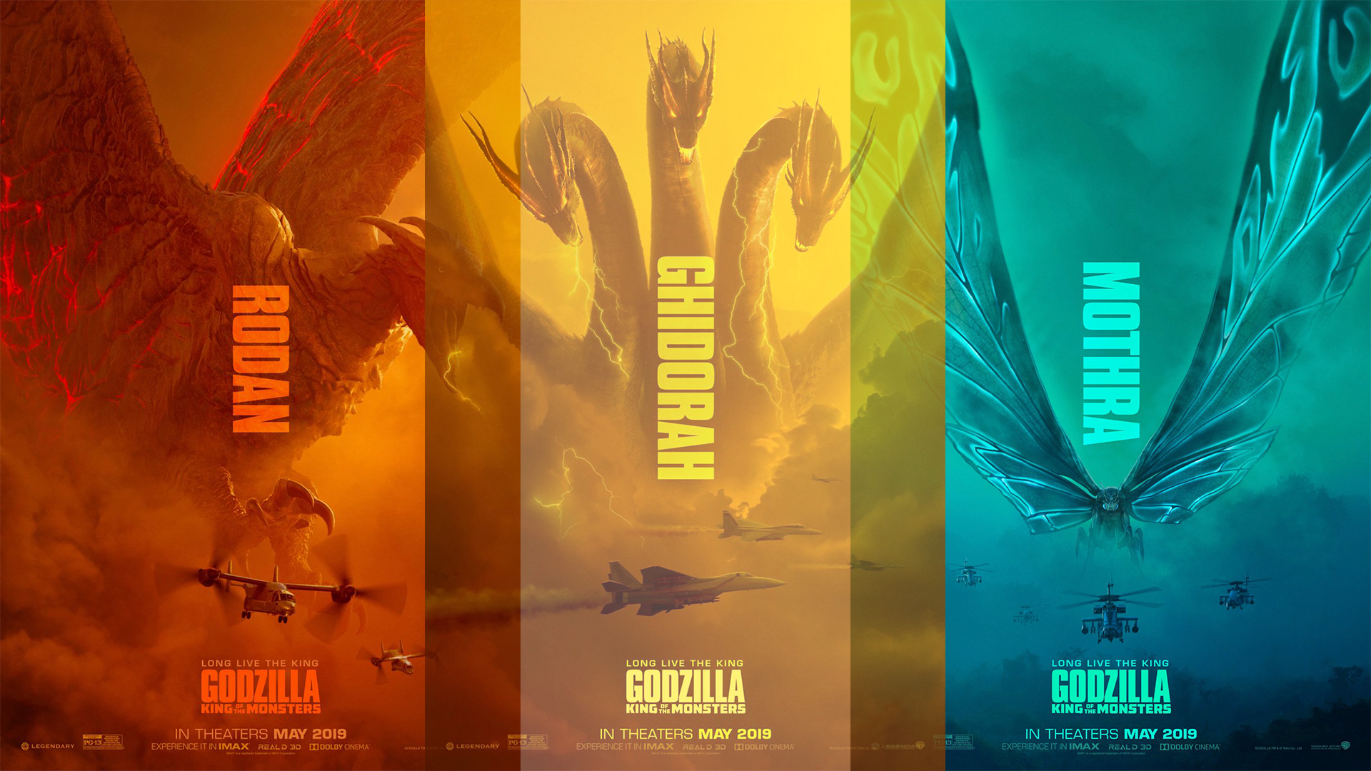 Godzilla King Of The Monsters 2019 Poster Wallpapers