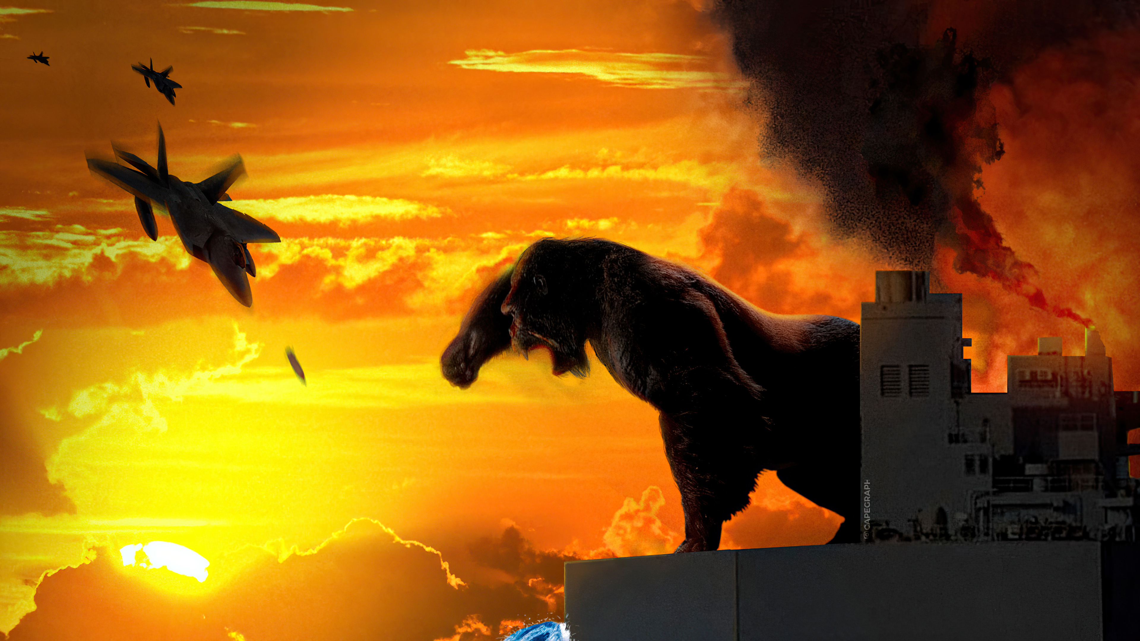 Godzilla Vs Kong 2021 Fanart Wallpapers