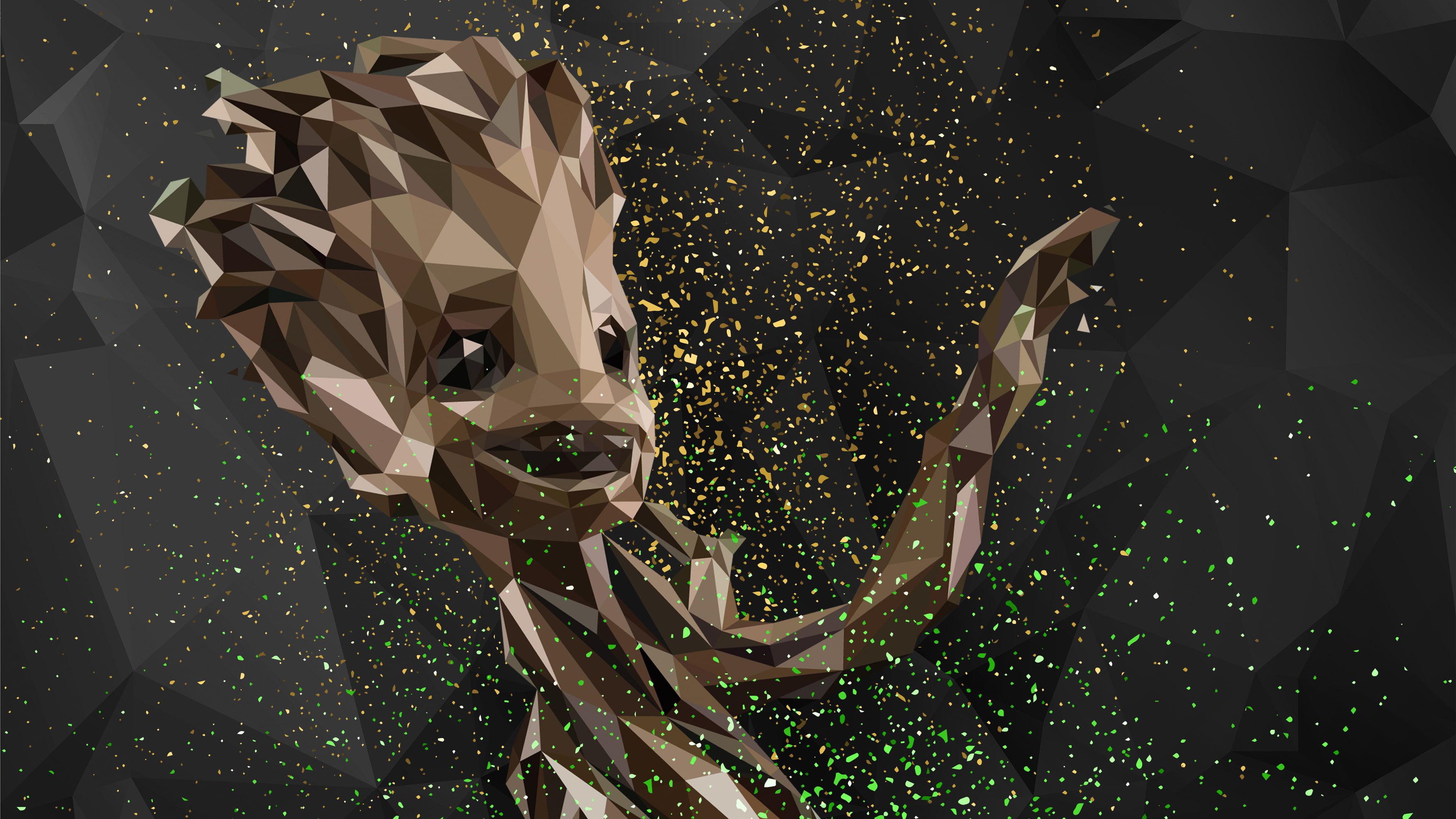 Groot Abstract Art Wallpapers