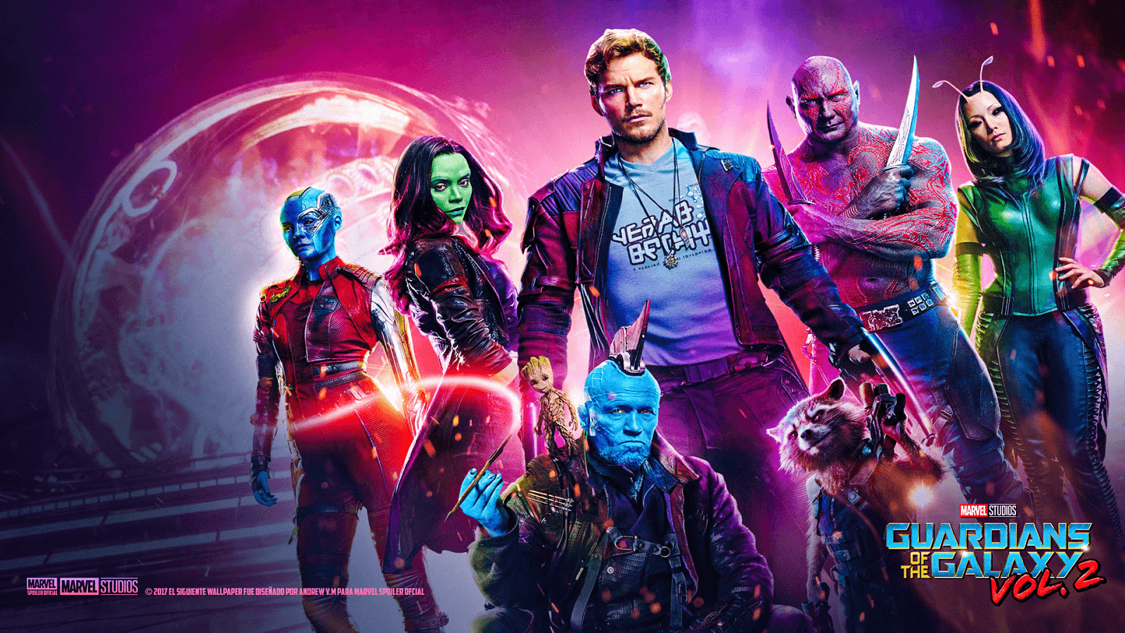 Guardians Of The Galaxy Vol 2 Neon Wallpapers