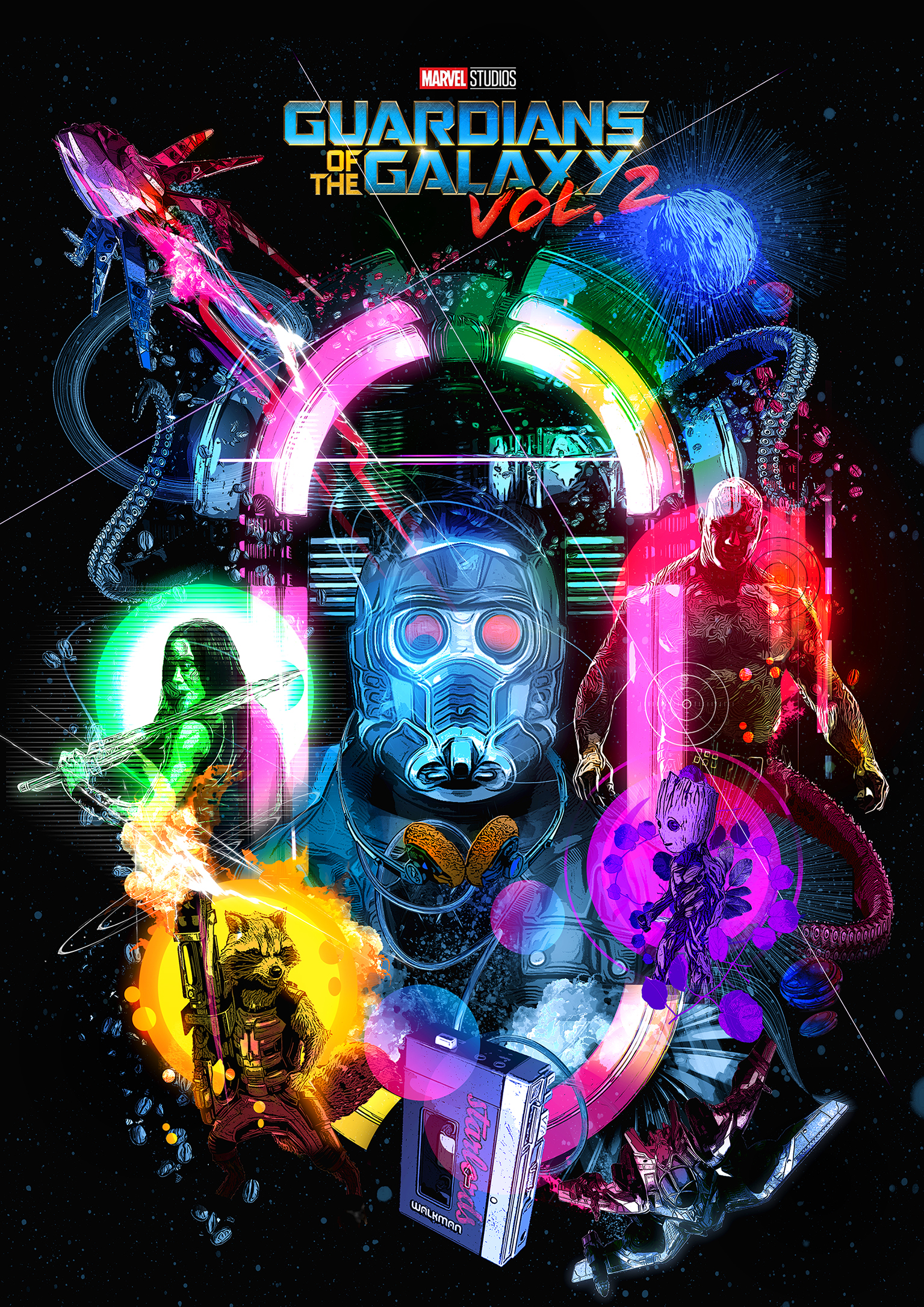 Guardians Of The Galaxy Vol 2 Neon Wallpapers