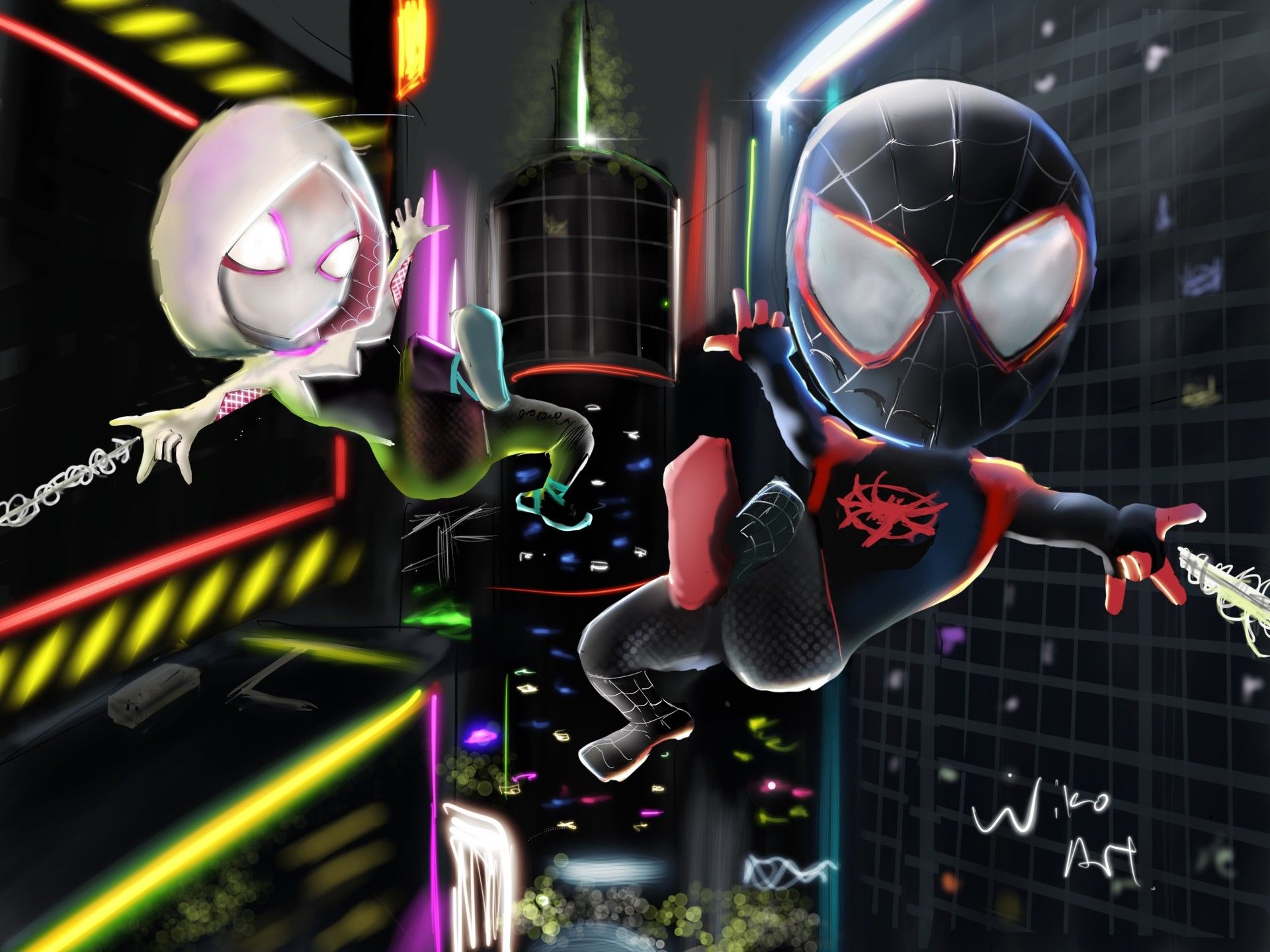 Gwen Stacy In Spider-Man Across The Spider-Verse Wallpapers