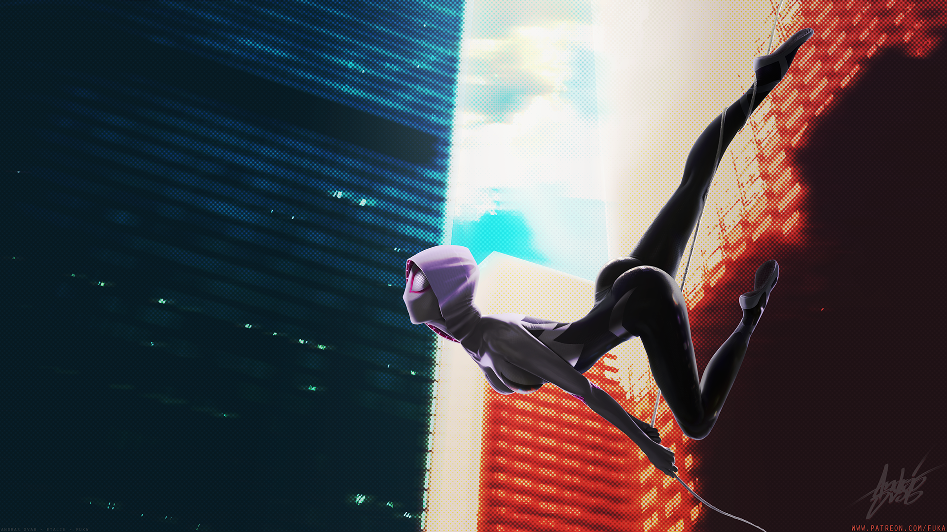 Gwen Stacy In Spider-Man Across The Spider-Verse Wallpapers