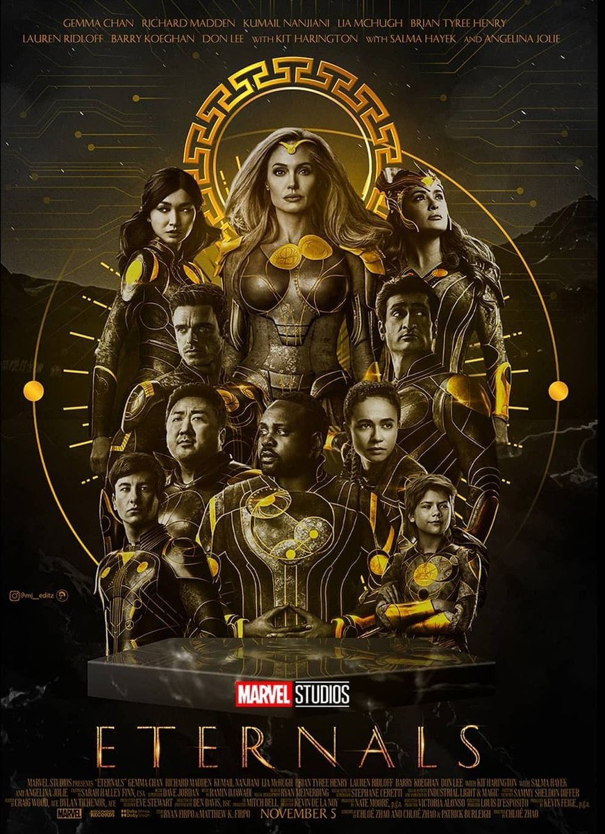 Hd Poster Of Eternals Movie Wallpapers