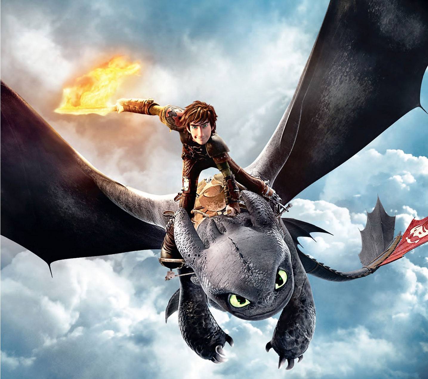 Hiccup And Toothless Artwork Wallpapers