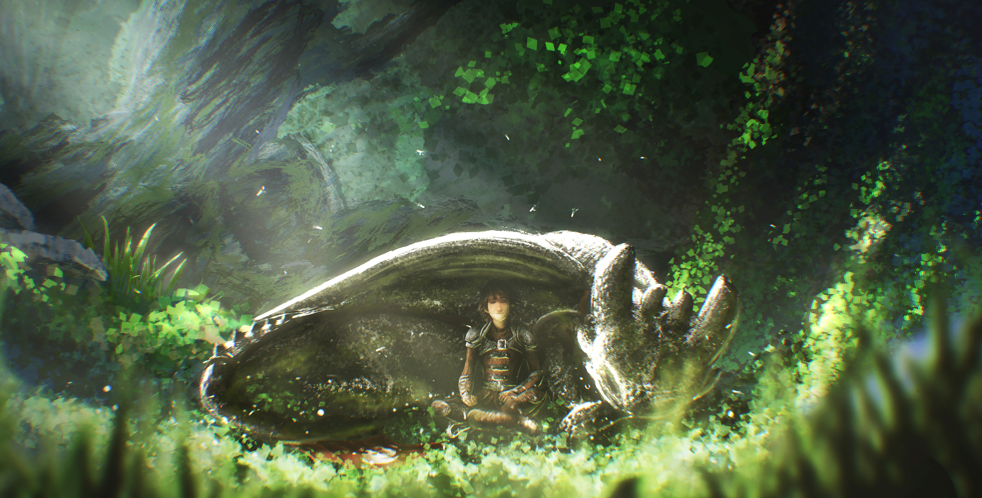 Hiccup And Toothless Artwork Wallpapers