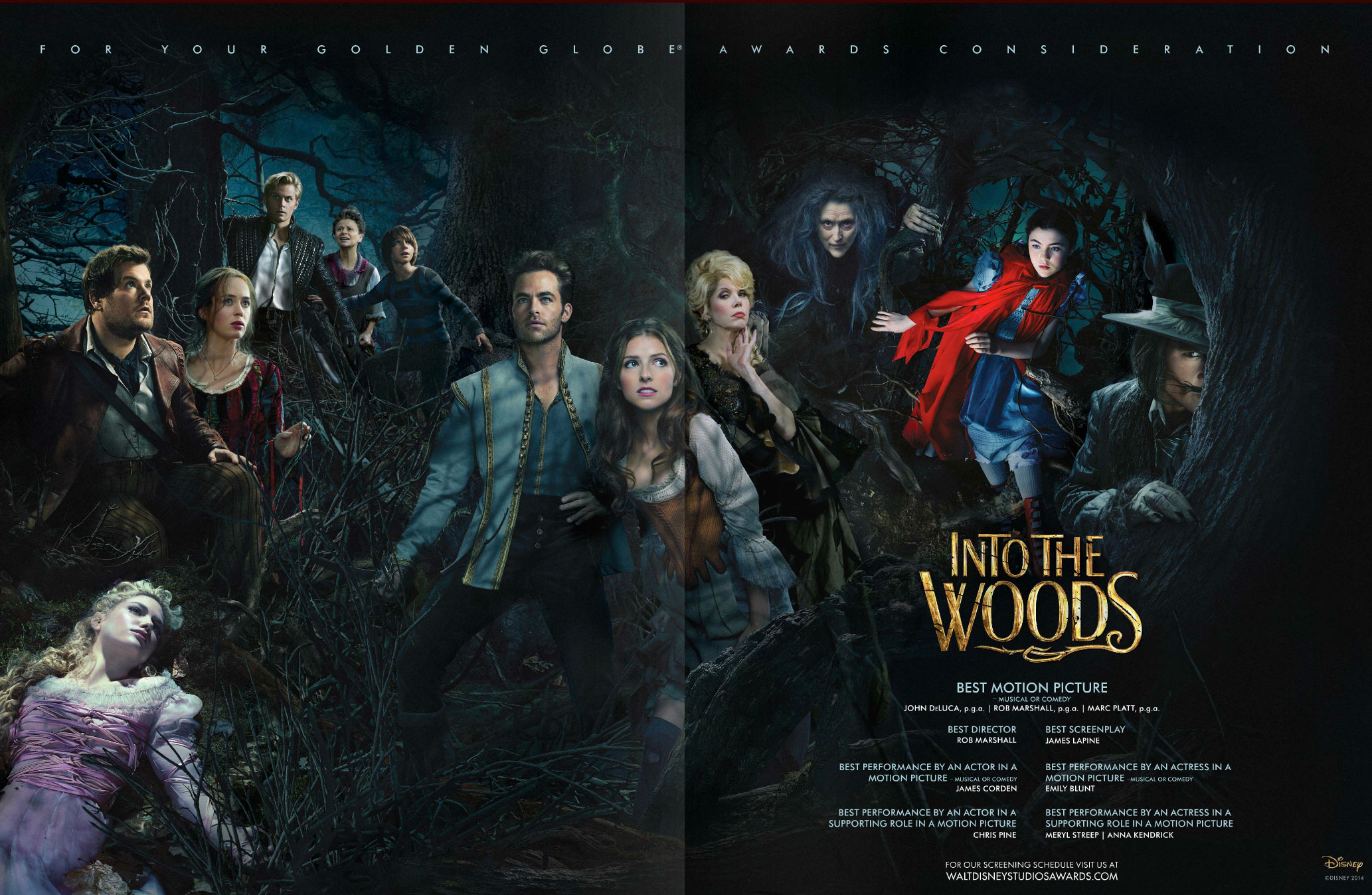 Into The Woods (2014) Wallpapers