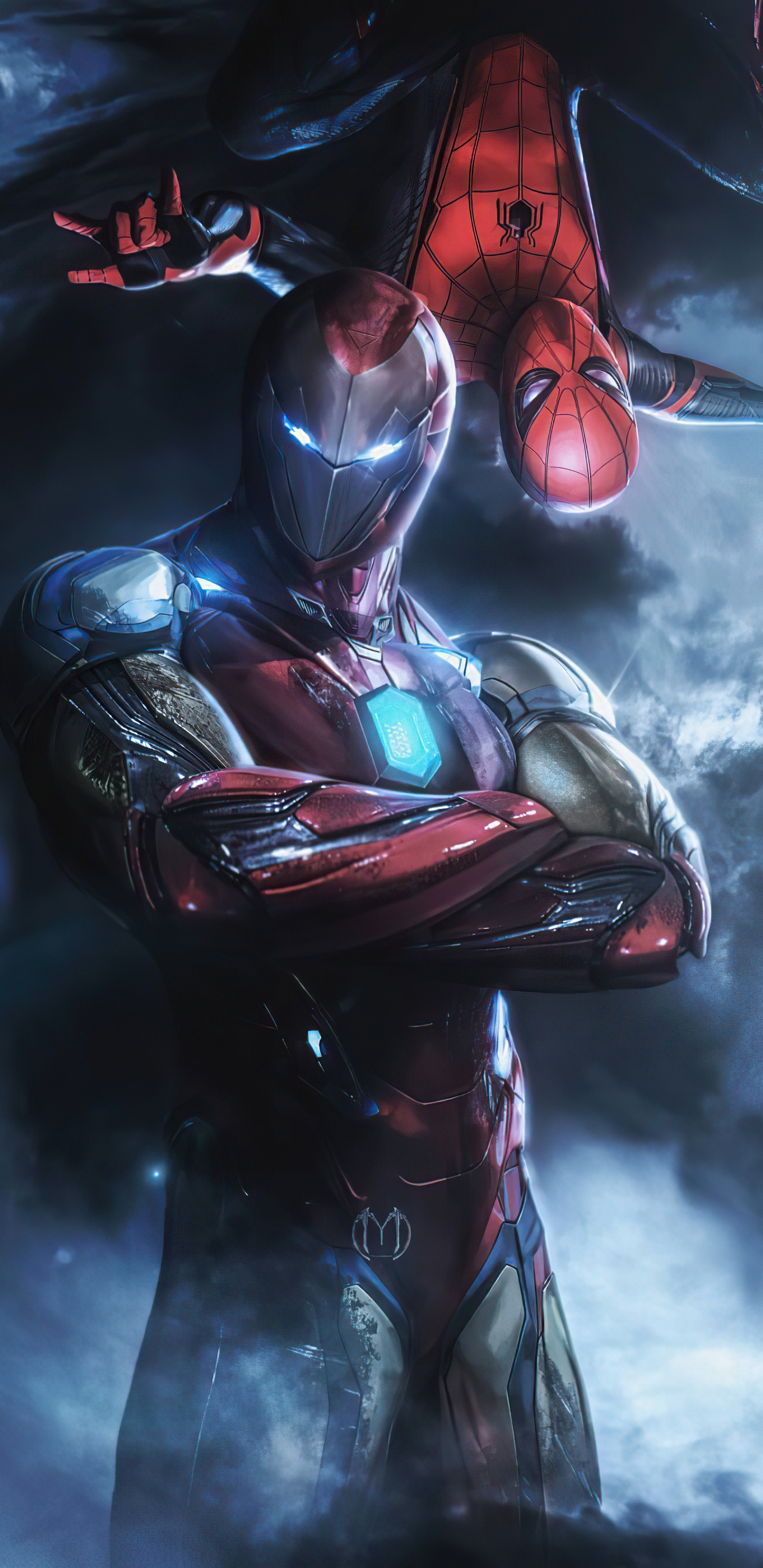 Iron Man And Spiderman Artwork Wallpapers