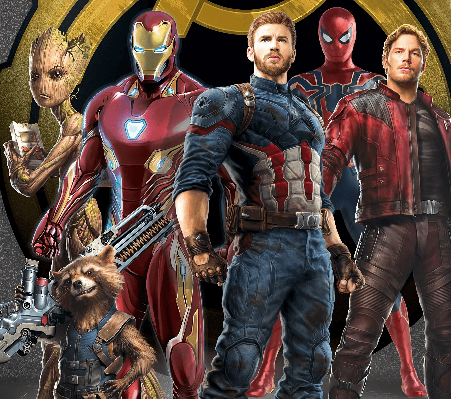 Iron Man Captain America Thor In Avengers Infinity War Wallpapers