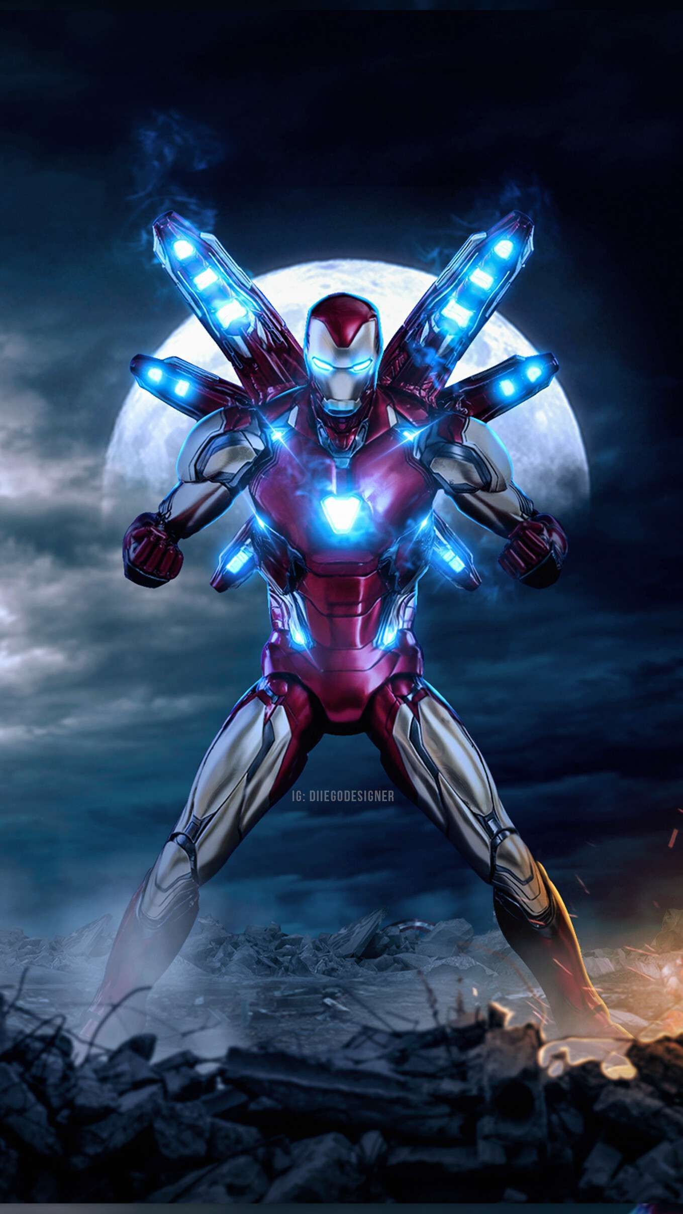 Ironman Avengers Endgame Suit Mark 85 Wallpapers