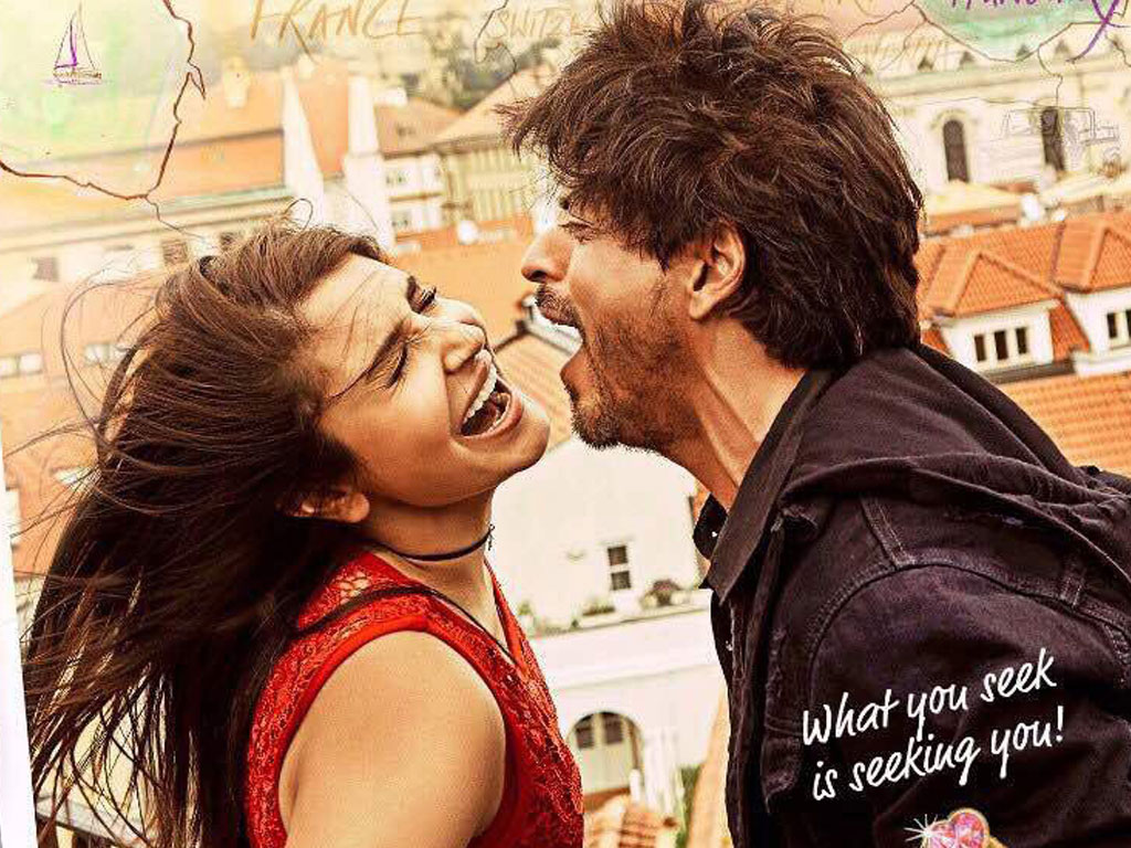 Jab Harry Met Sejal Anushka And Shahrukh Khan Romance Wallpapers