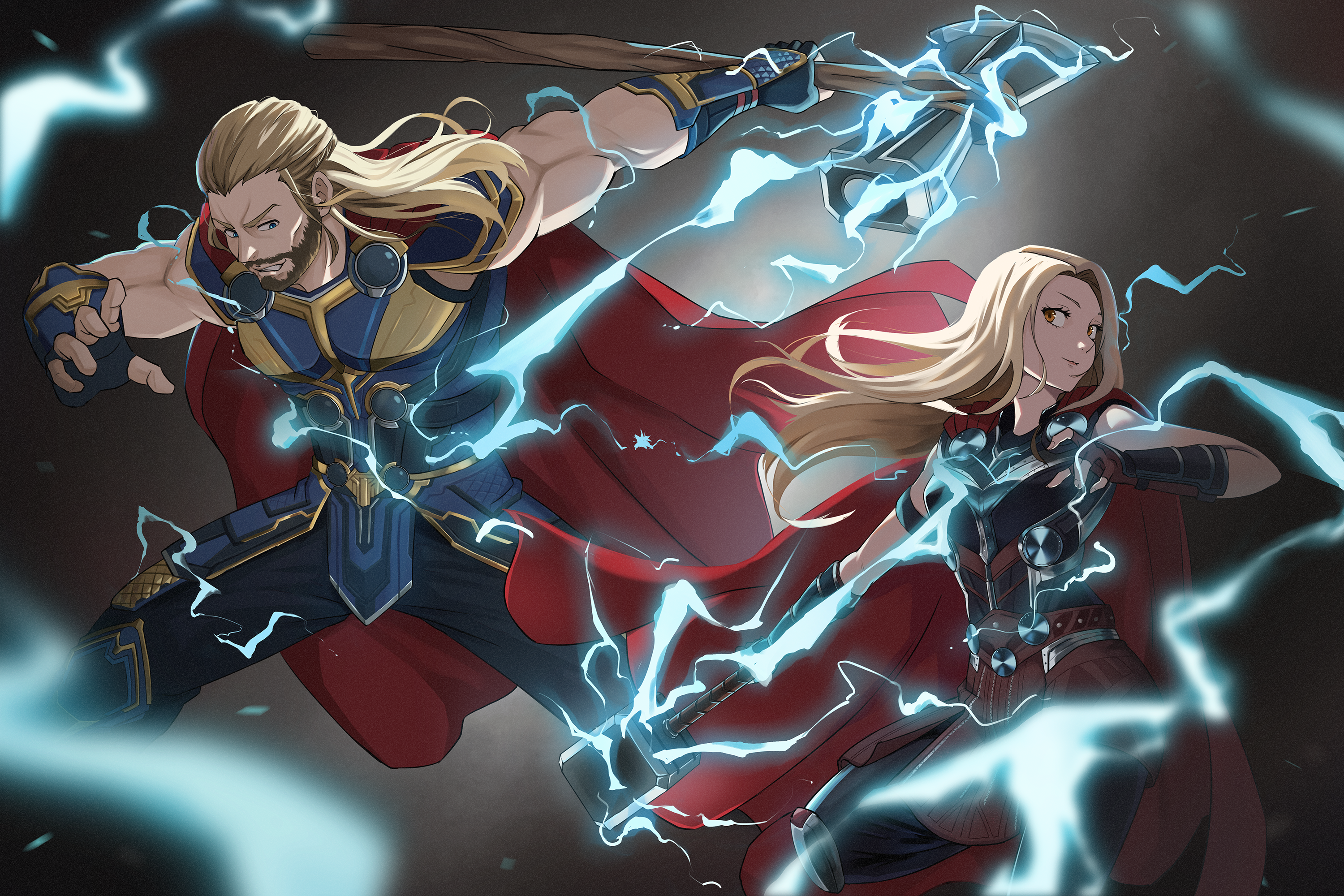 Jane Foster Art Thor Love And Thunder Wallpapers