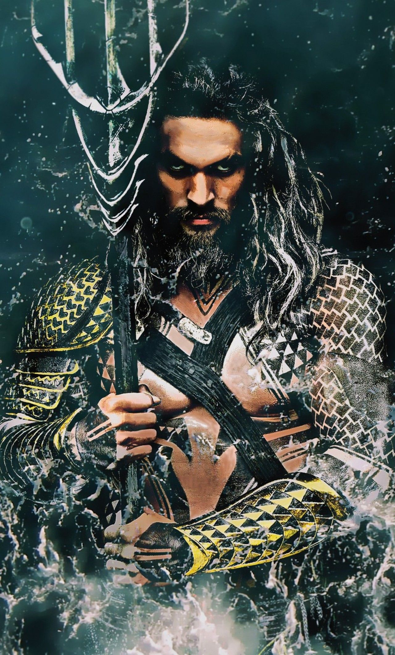 Jason Momoa As Aquaman Art Wallpapers