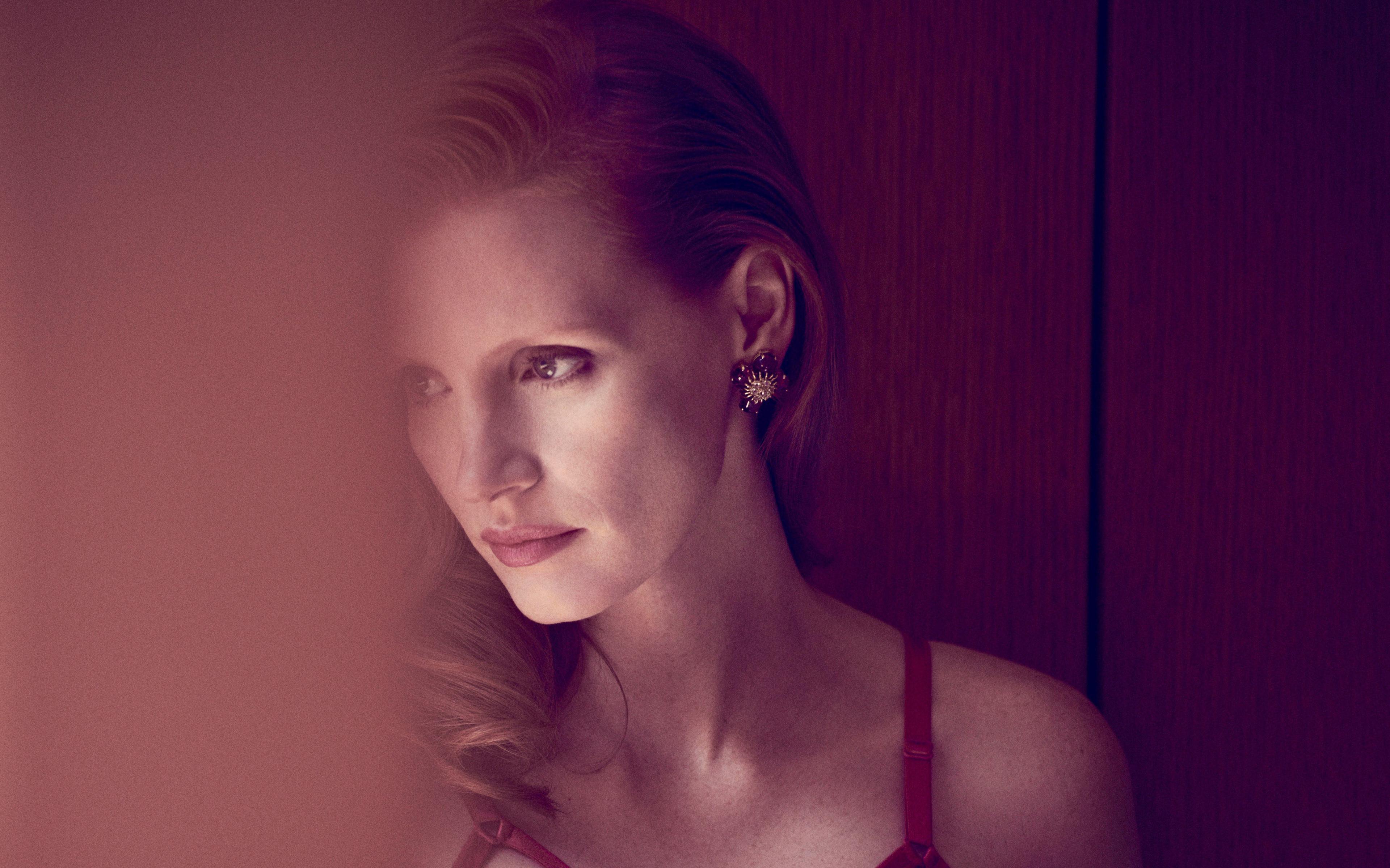 Jessica Chastain Ava 4K Wallpapers