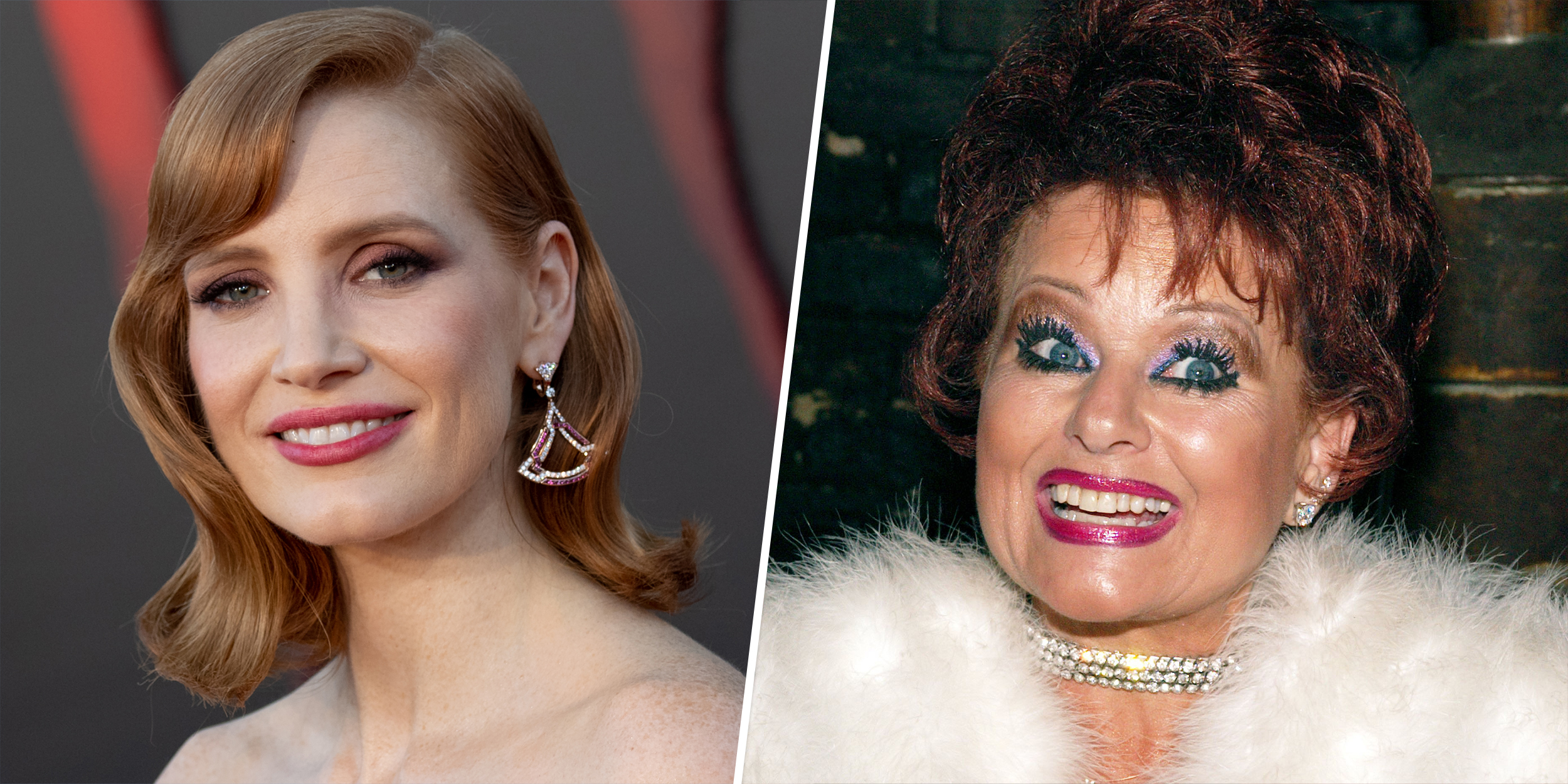 Jessica Chastain The Eyes Of Tammy Faye Movie Wallpapers