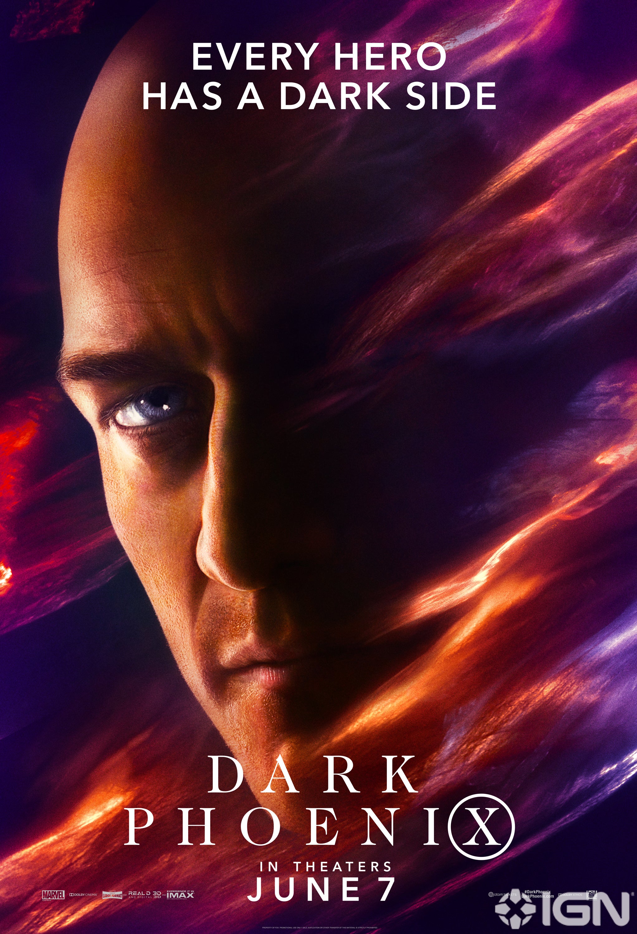 Jessica Chastain X-Men Dark Phoenix Poster Wallpapers