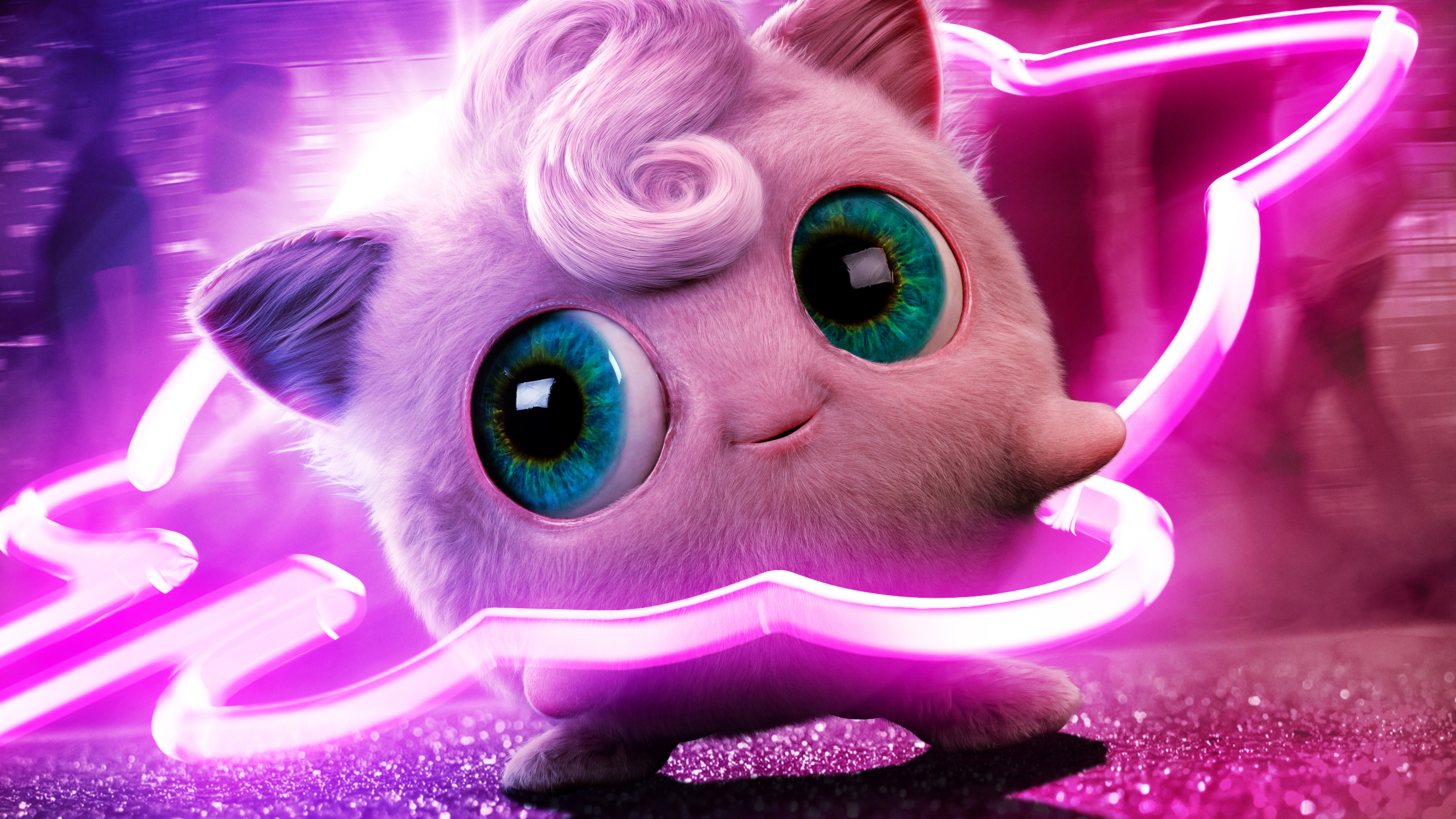 Jigglypuff In Pokemon Detective Pikachu Movie Wallpapers