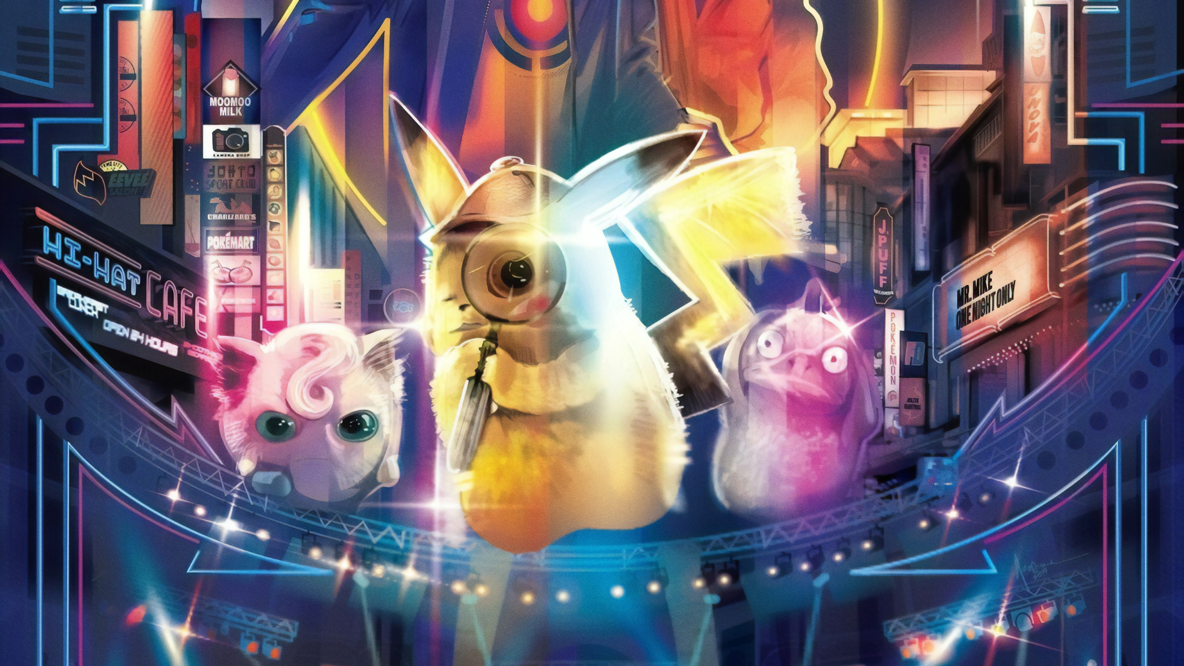 Jigglypuff In Pokemon Detective Pikachu Movie Wallpapers