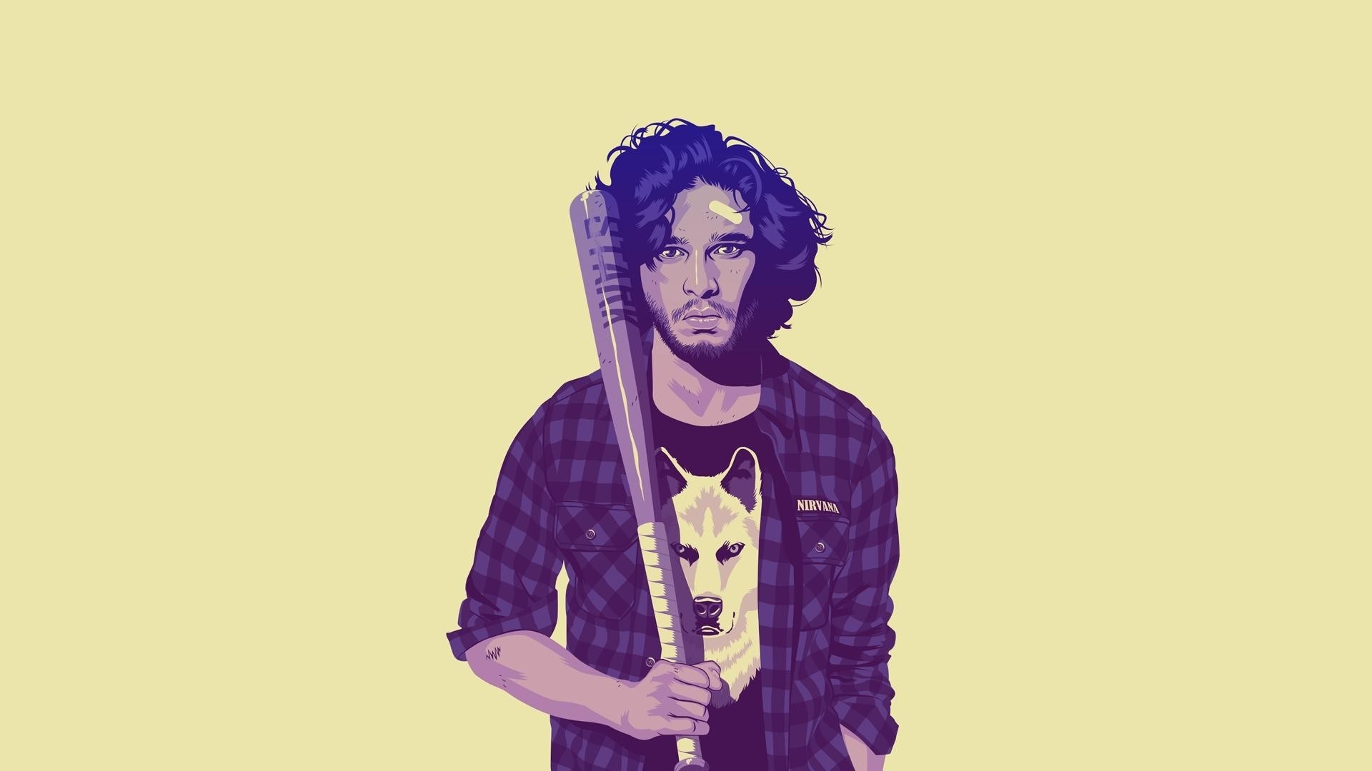 Jon Snow Game Of Thrones Minimalism Wallpapers