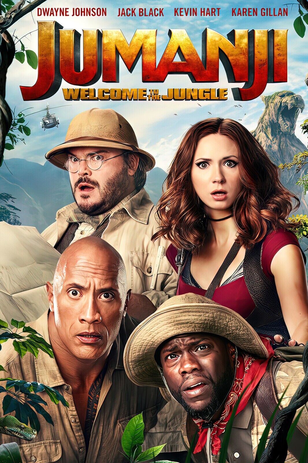 Jumanji Welcome To The Jungle Movie Cast Wallpapers