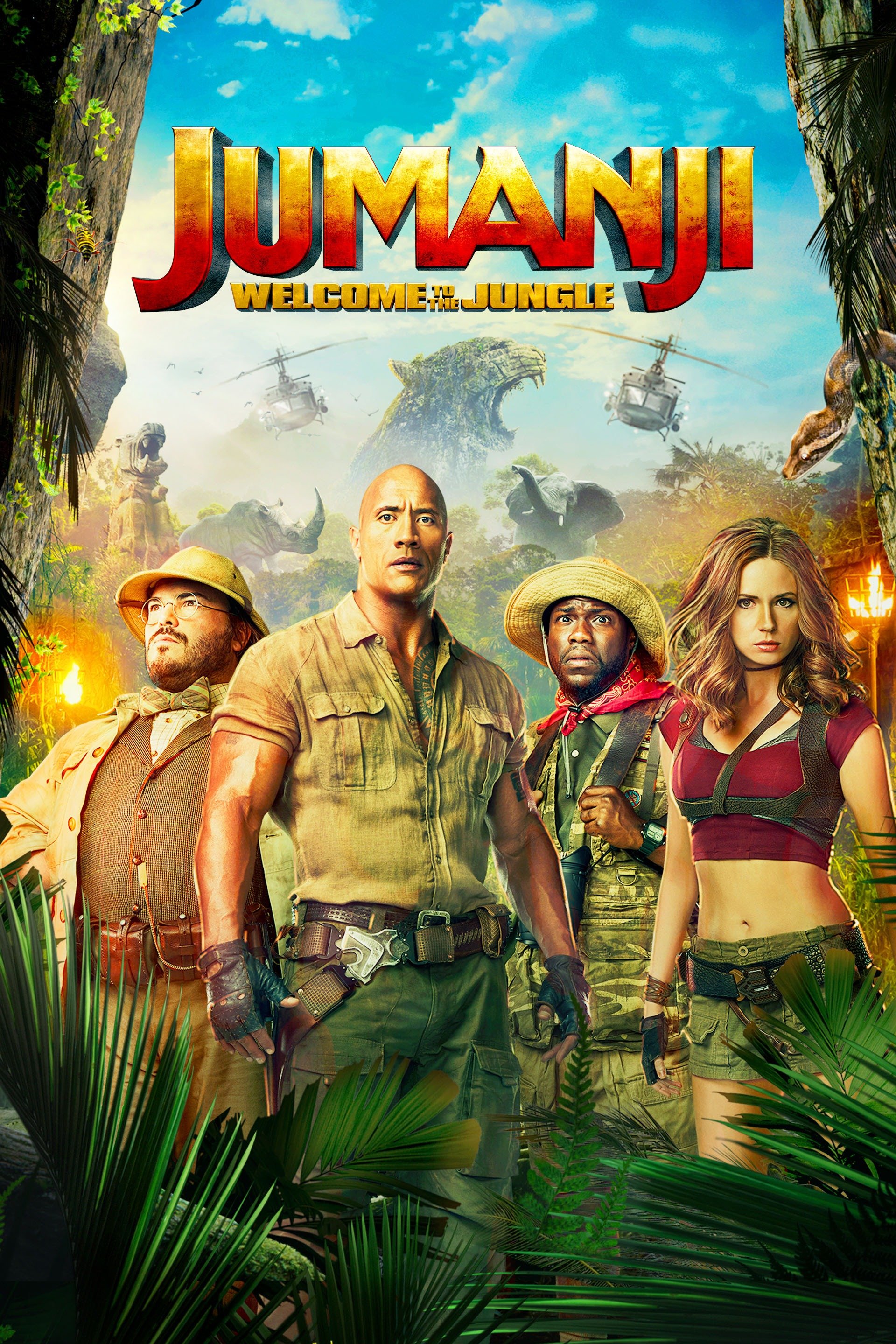 Jumanji Welcome To The Jungle Movie Cast Wallpapers