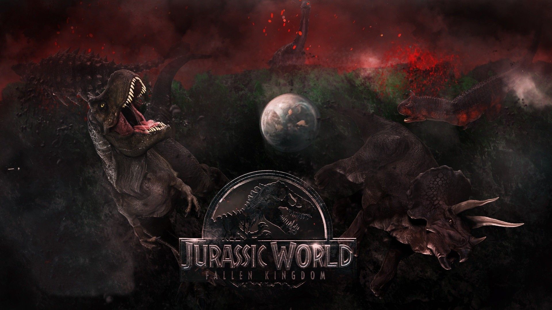 Jurassic World Fallen Kingdom 2018 Movie Poster Wallpapers