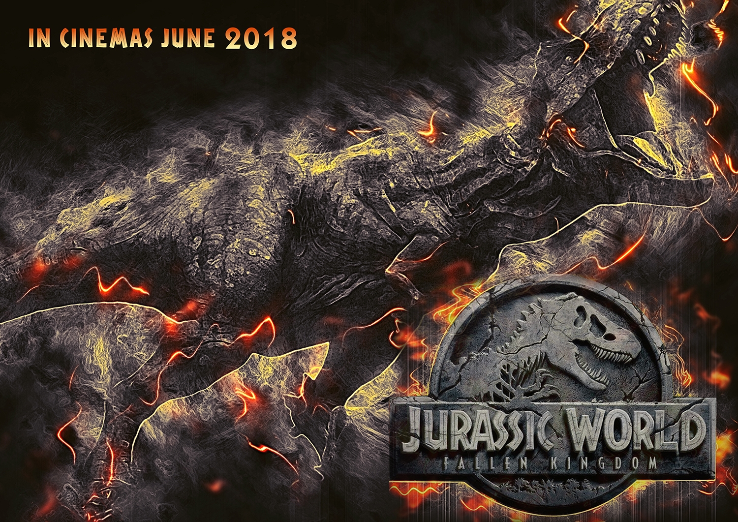 Jurassic World Fallen Kingdom 2018 Movie Poster Wallpapers