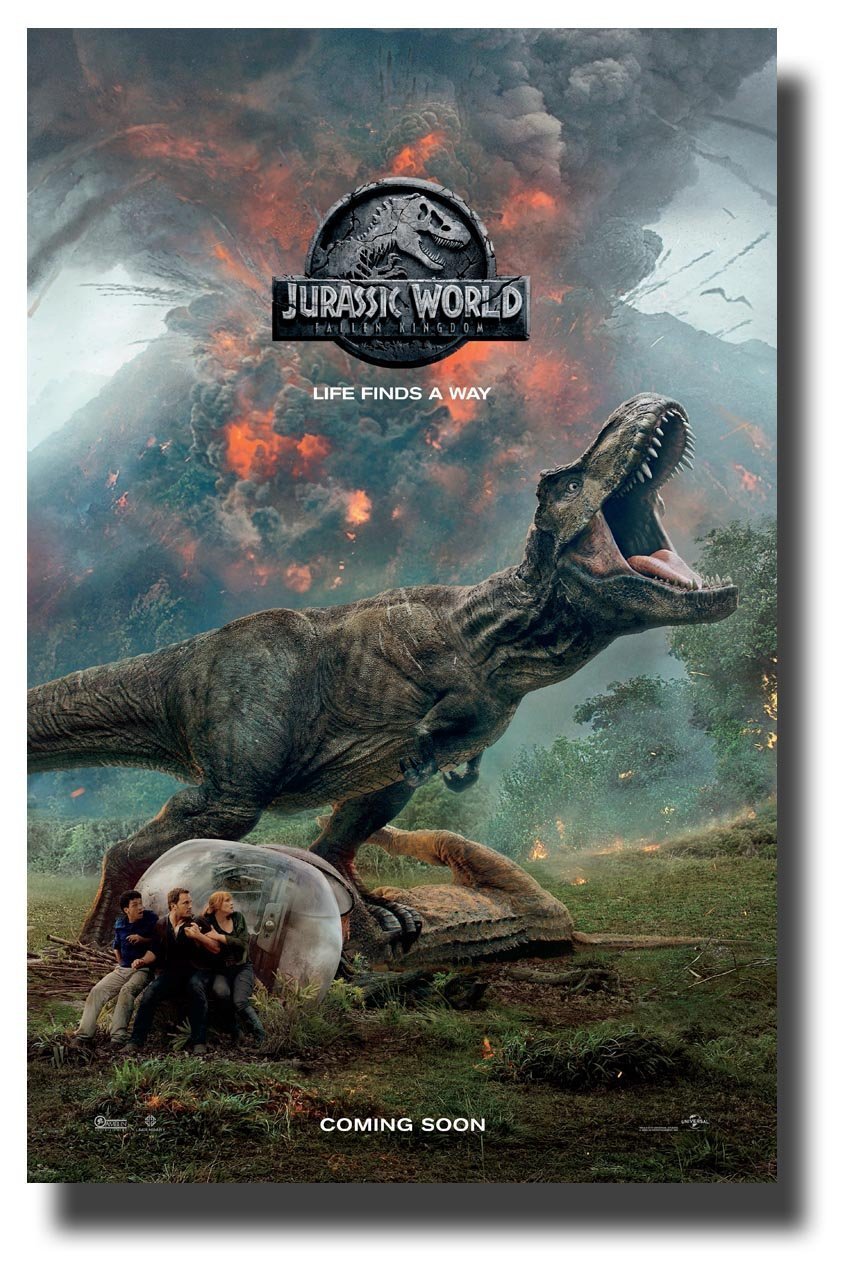 Jurassic World Fallen Kingdom 2018 Movie Poster Wallpapers